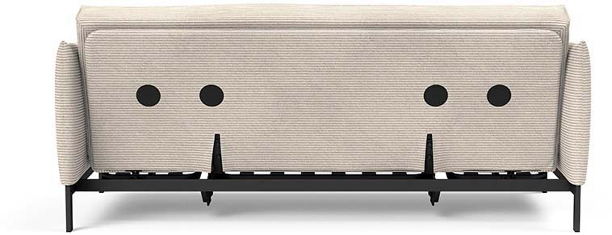 Erleben Sie das Junus 140 Bettsofa Sharp Plus Cover von Innovation Living – modern, funktional und perfekt für kleine Räume.