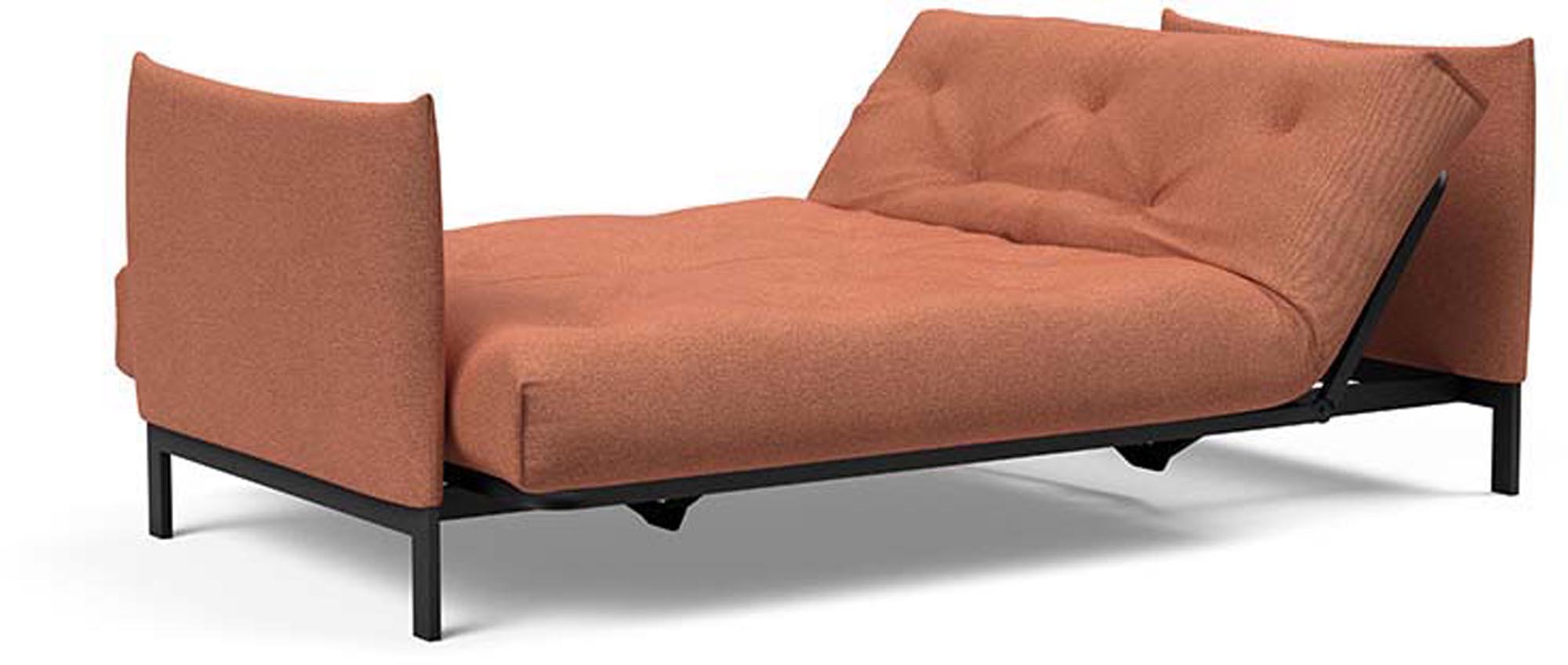 Erleben Sie das Junus 140 Bettsofa Nordic von Innovation Living – modern, funktional und ideal für kleine Räume, für Komfort rund um die Uhr.