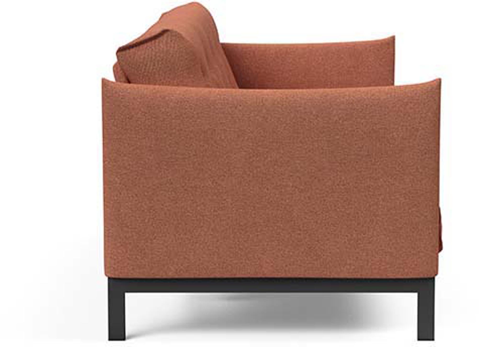 Erleben Sie das Junus 140 Bettsofa Nordic von Innovation Living – modernes Design, langlebiger Latex und hervorragender Schlafkomfort für jede Nacht.