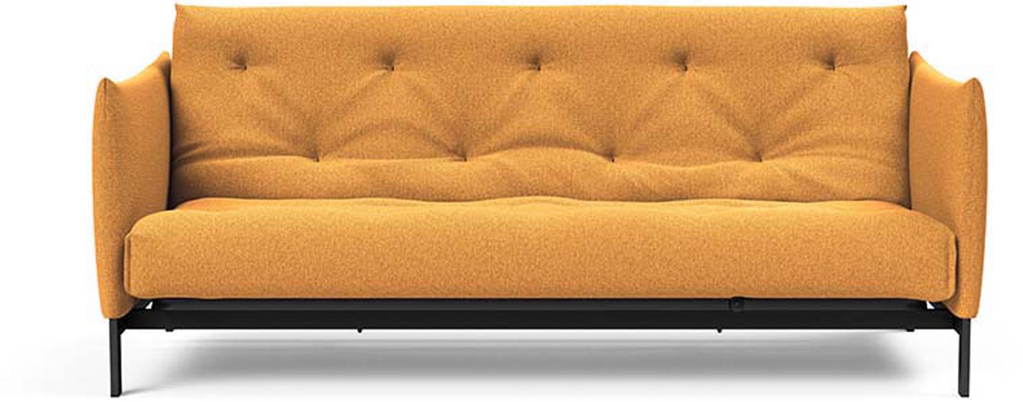 Erleben Sie das Junus 140 Bettsofa Nordic von Innovation Living – modernes Design, langlebiger Latex und hervorragender Schlafkomfort für jede Nacht.