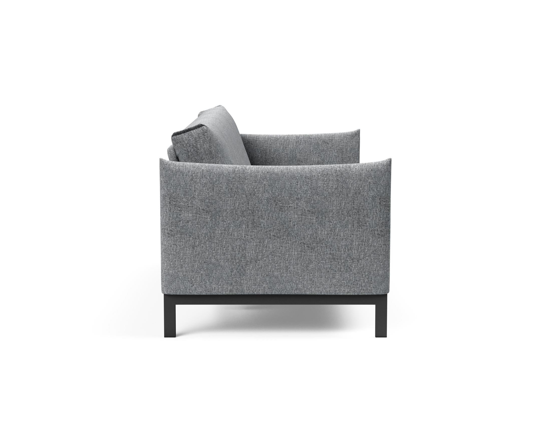 Erleben Sie das Junus 140 Bettsofa Nordic von Innovation Living – modernes Design, langlebiger Latex und hervorragender Schlafkomfort für jede Nacht.