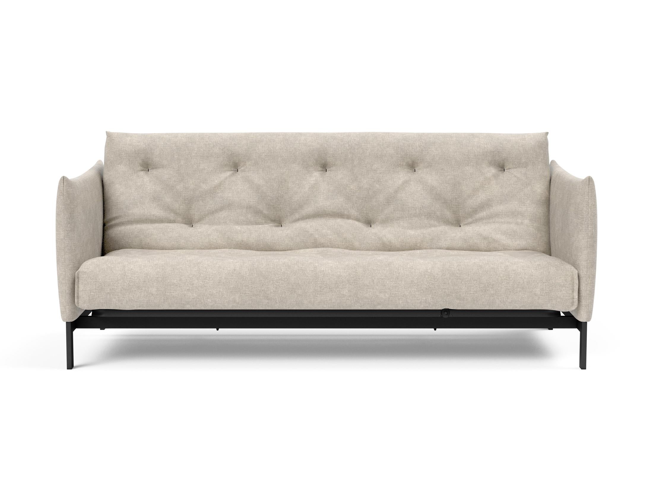 Entdecken Sie das Junus 140 Bettsofa Nordic Soft Spring von Innovation Living – stilvolles Design trifft auf erstklassigen Schlafkomfort für Ihr Zuhause.