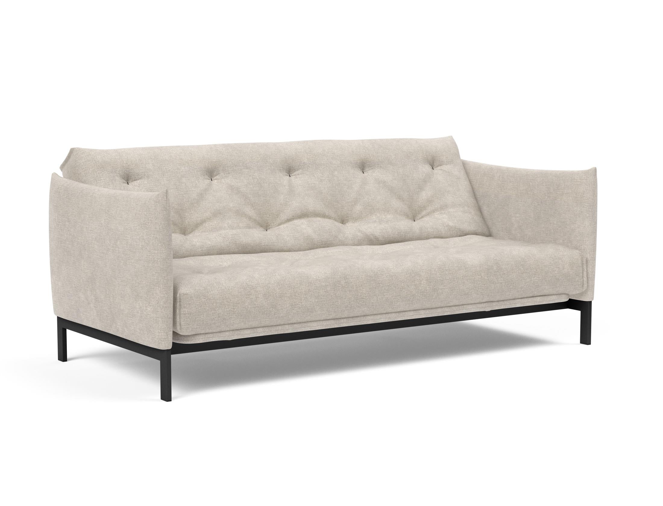 Erleben Sie das Junus 140 Bettsofa Nordic: Elegantes Design, erstklassige Federkernmatratze und vielseitige Nutzung für Ihr Zuhause.