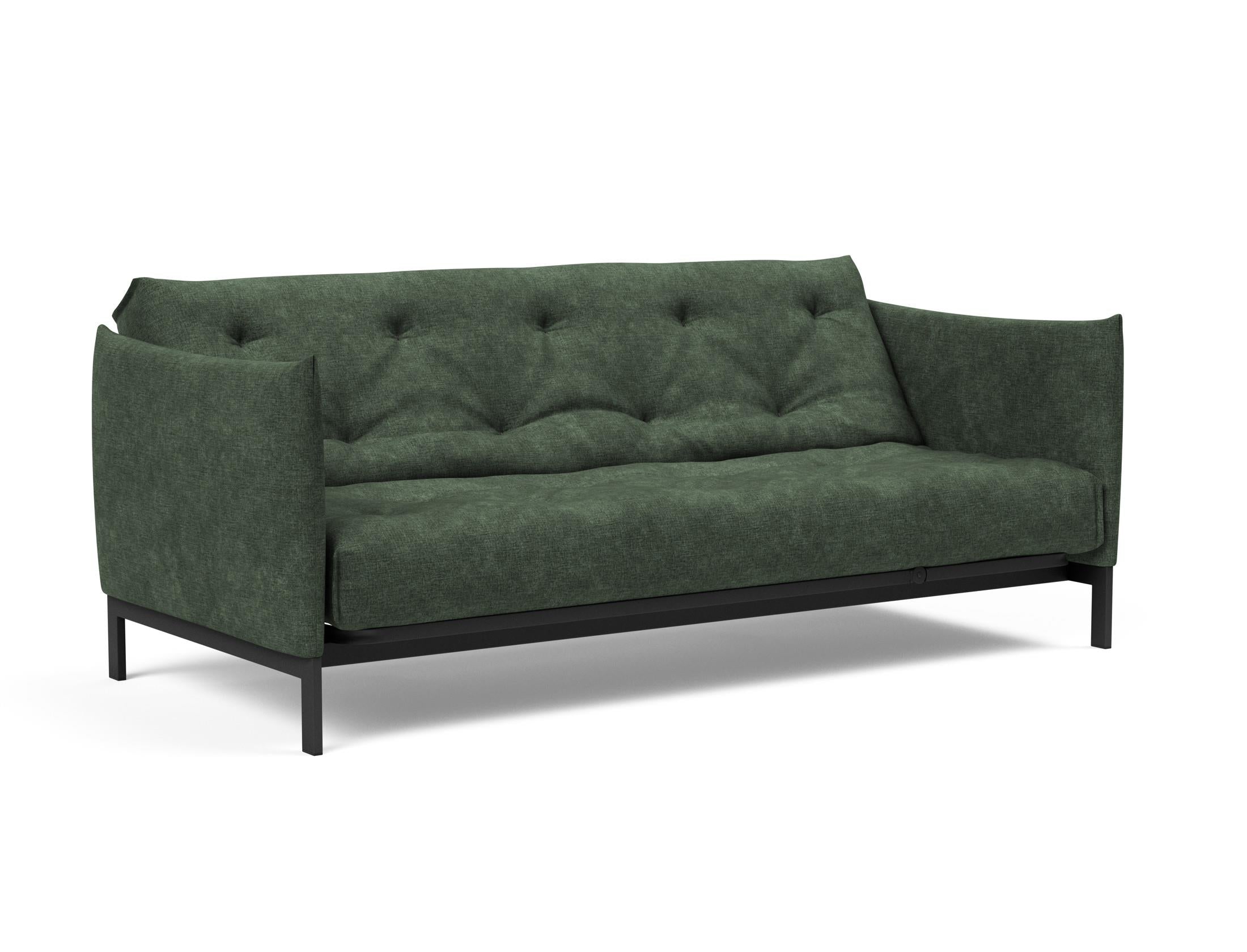 Entdecken Sie das Junus 140 Bettsofa Nordic von Innovation Living: Eleganz, Funktionalität und individuelle Matratzenoptionen für jeden Raum.