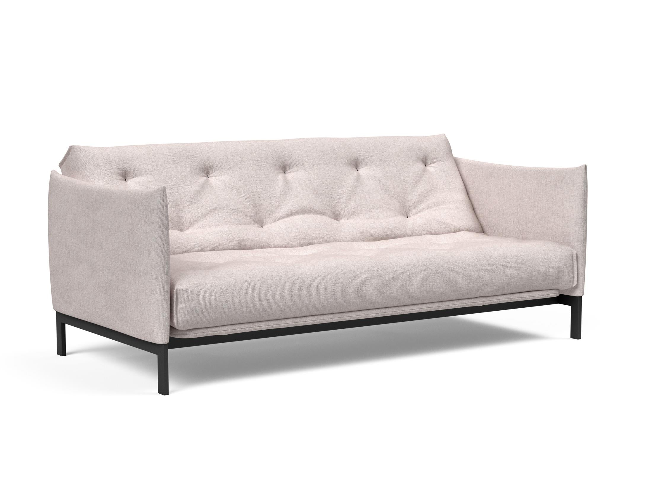 Entdecken Sie das Junus 140 Bettsofa Nordic von Innovation Living: Eleganz, Funktionalität und individuelle Matratzenoptionen für jeden Raum.