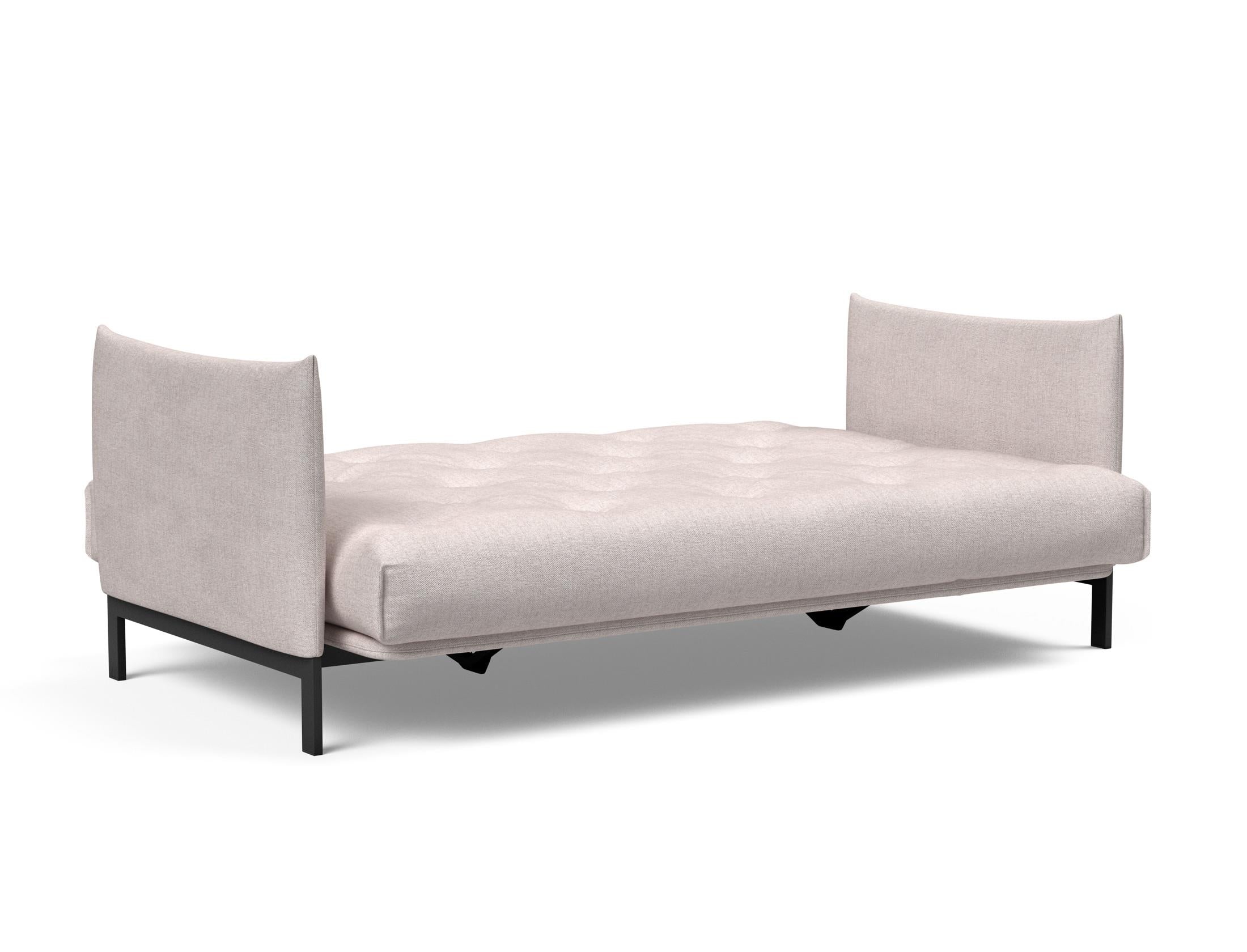 Entdecken Sie das Junus 140 Bettsofa Nordic von Innovation Living: Eleganz, Funktionalität und individuelle Matratzenoptionen für jeden Raum.