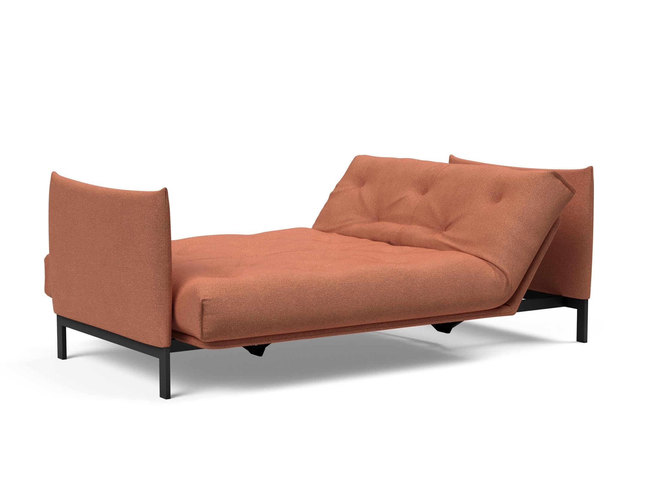 Entdecken Sie das Junus 140 Bettsofa Nordic von Innovation Living: Modernes Design, flexible Liegepositionen und hochwertige Materialien für besten Komfort.