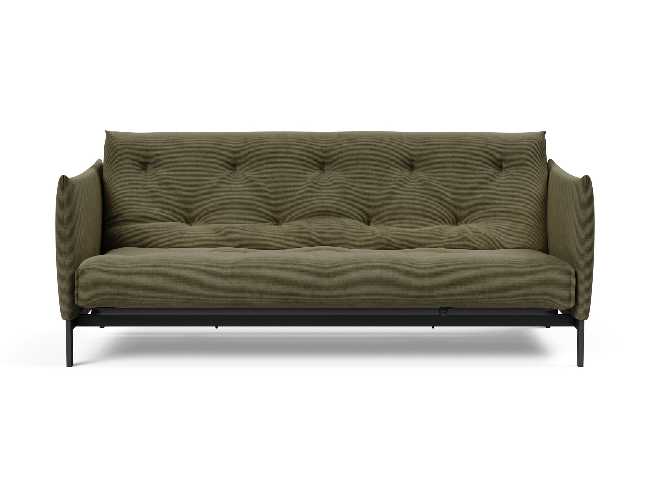 Erleben Sie das Junus 140 Bettsofa Nordic Soft Spring von Innovation Living – eine perfekte Kombination aus modernem Stil und hohem Schlafkomfort.
