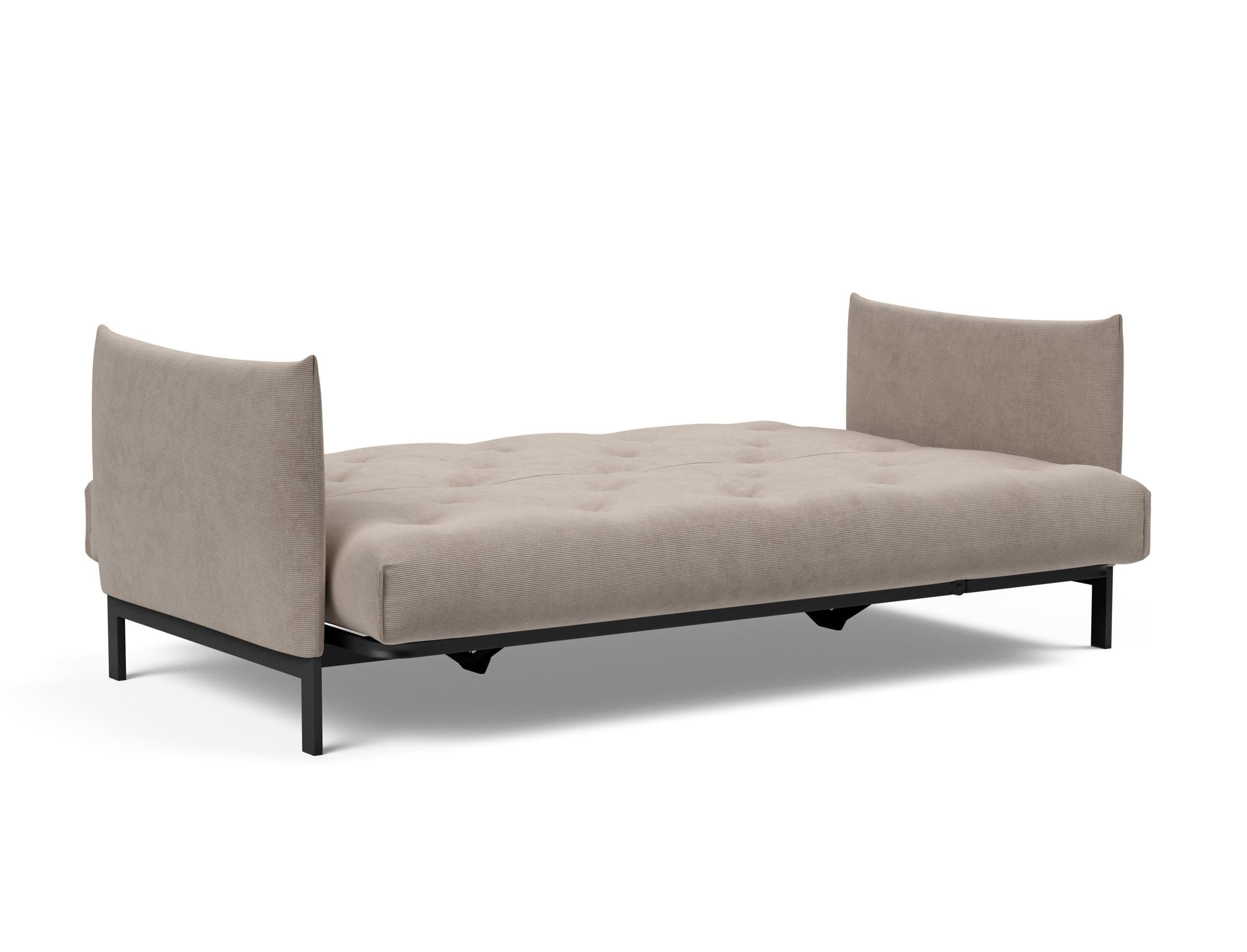 Entdecken Sie das Junus 140 Bettsofa Nordic von Innovation Living: Eleganz, Funktionalität und individuelle Matratzenoptionen für jeden Raum.