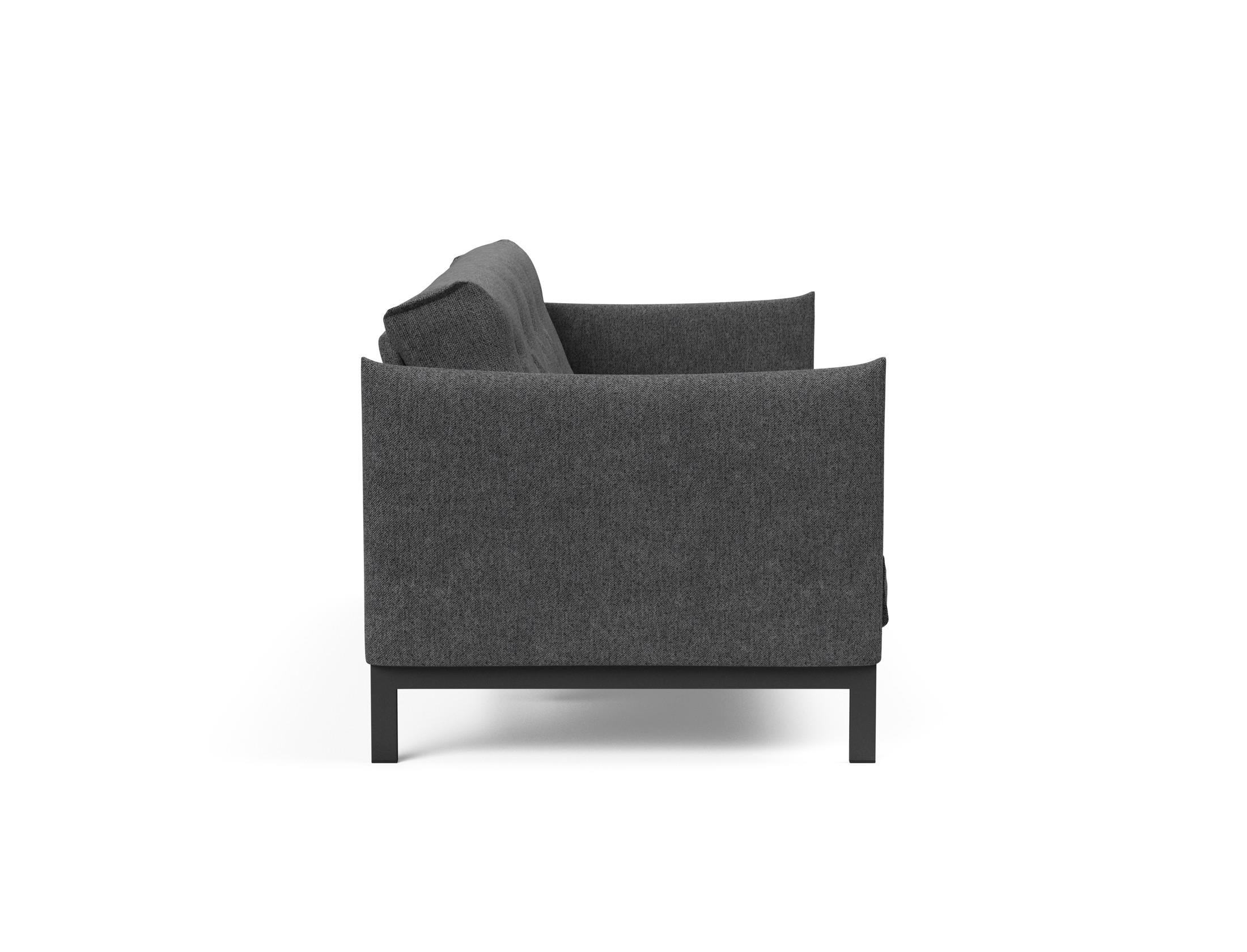 Erleben Sie das Junus 140 Bettsofa Nordic Soft Spring von Innovation Living – eine perfekte Kombination aus modernem Stil und hohem Schlafkomfort.