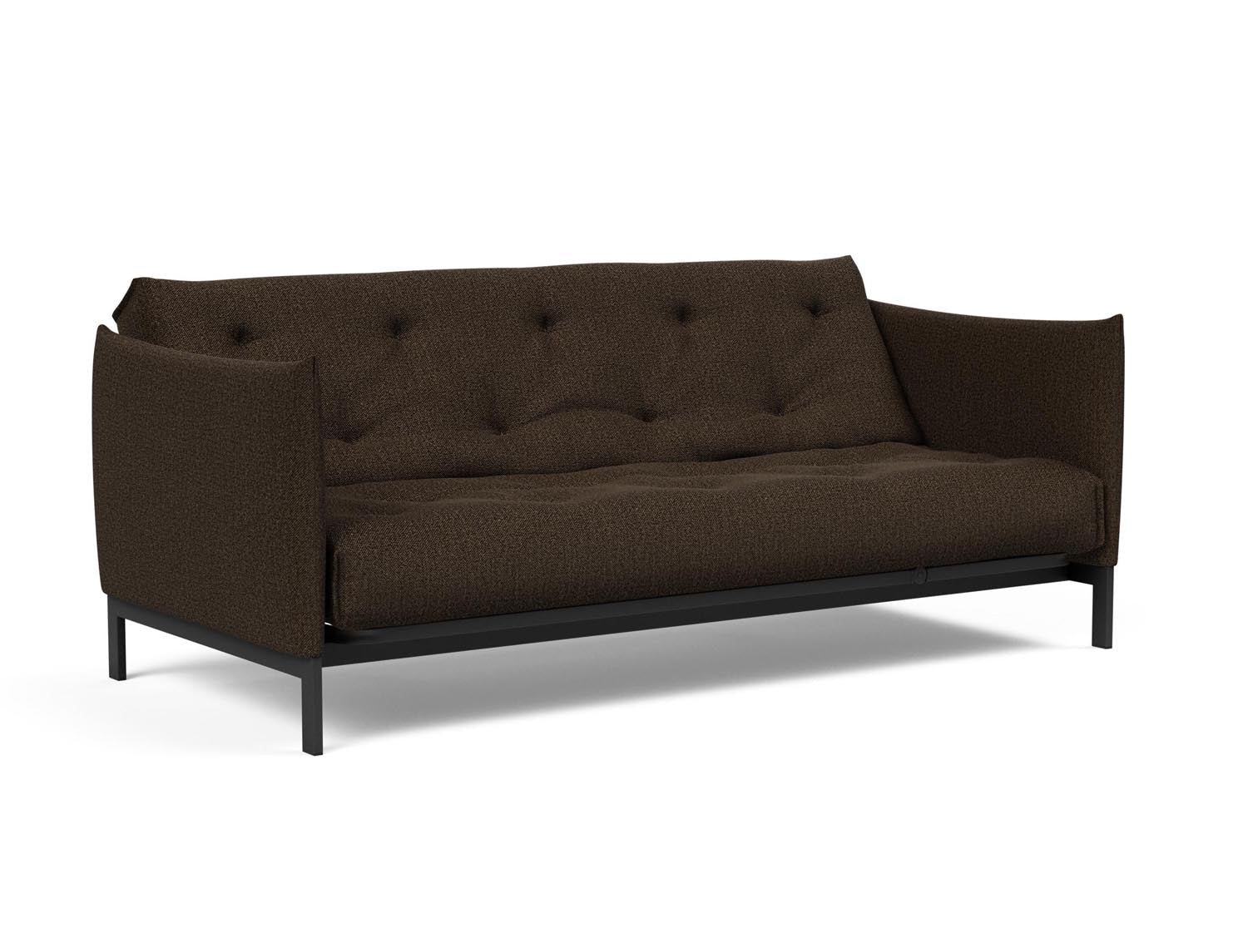 Entdecken Sie das Junus 140 Bettsofa Nordic von Innovation Living – ein elegantes, funktionales Sofa, das sich mühelos in ein bequemes Bett verwandelt.