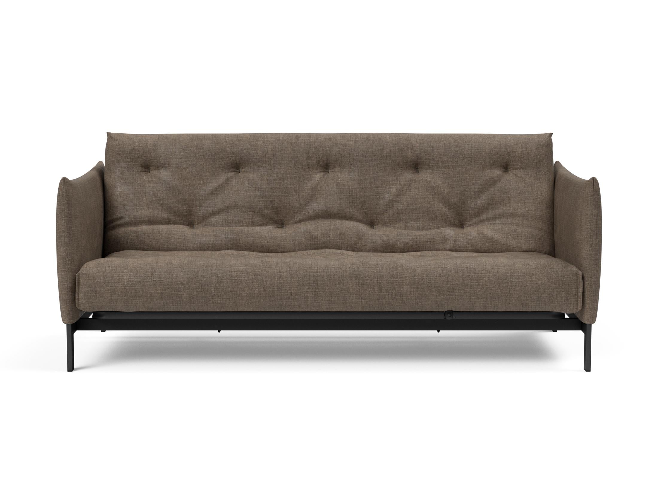 Erleben Sie das Junus 140 Bettsofa Nordic Soft Spring von Innovation Living – eine perfekte Kombination aus modernem Stil und hohem Schlafkomfort.