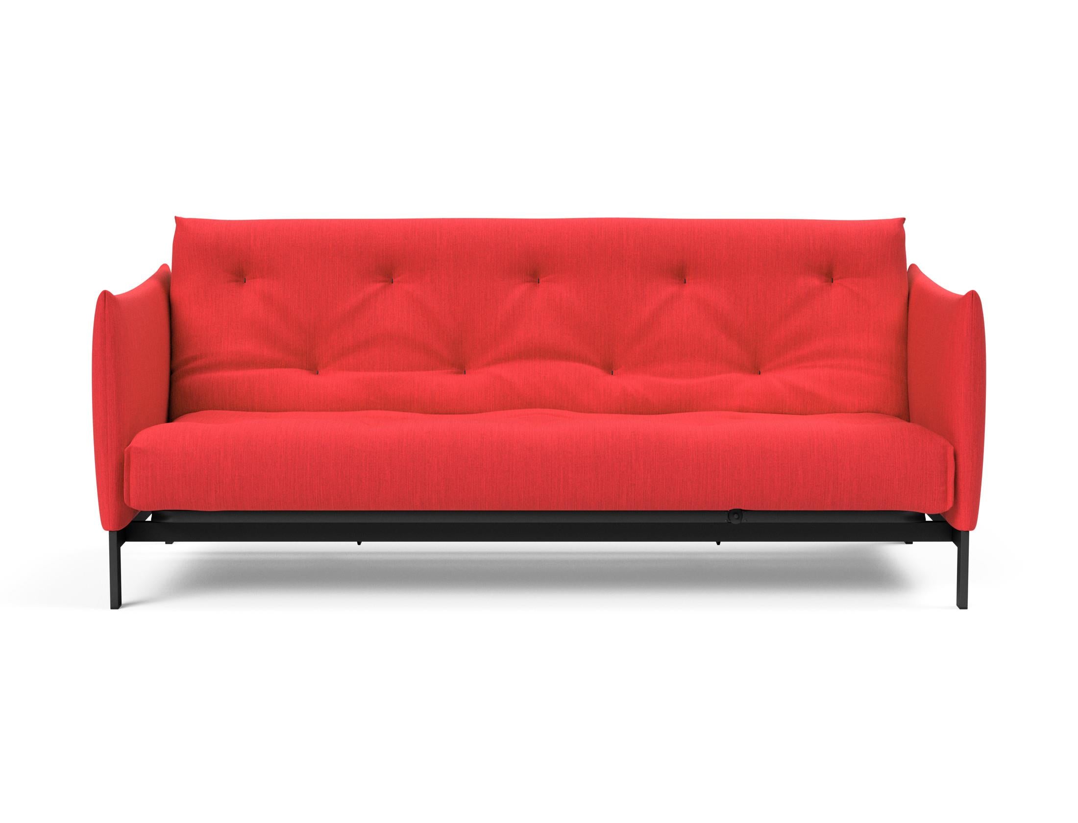 Erleben Sie das Junus 140 Bettsofa Nordic Soft Spring von Innovation Living – eine perfekte Kombination aus modernem Stil und hohem Schlafkomfort.