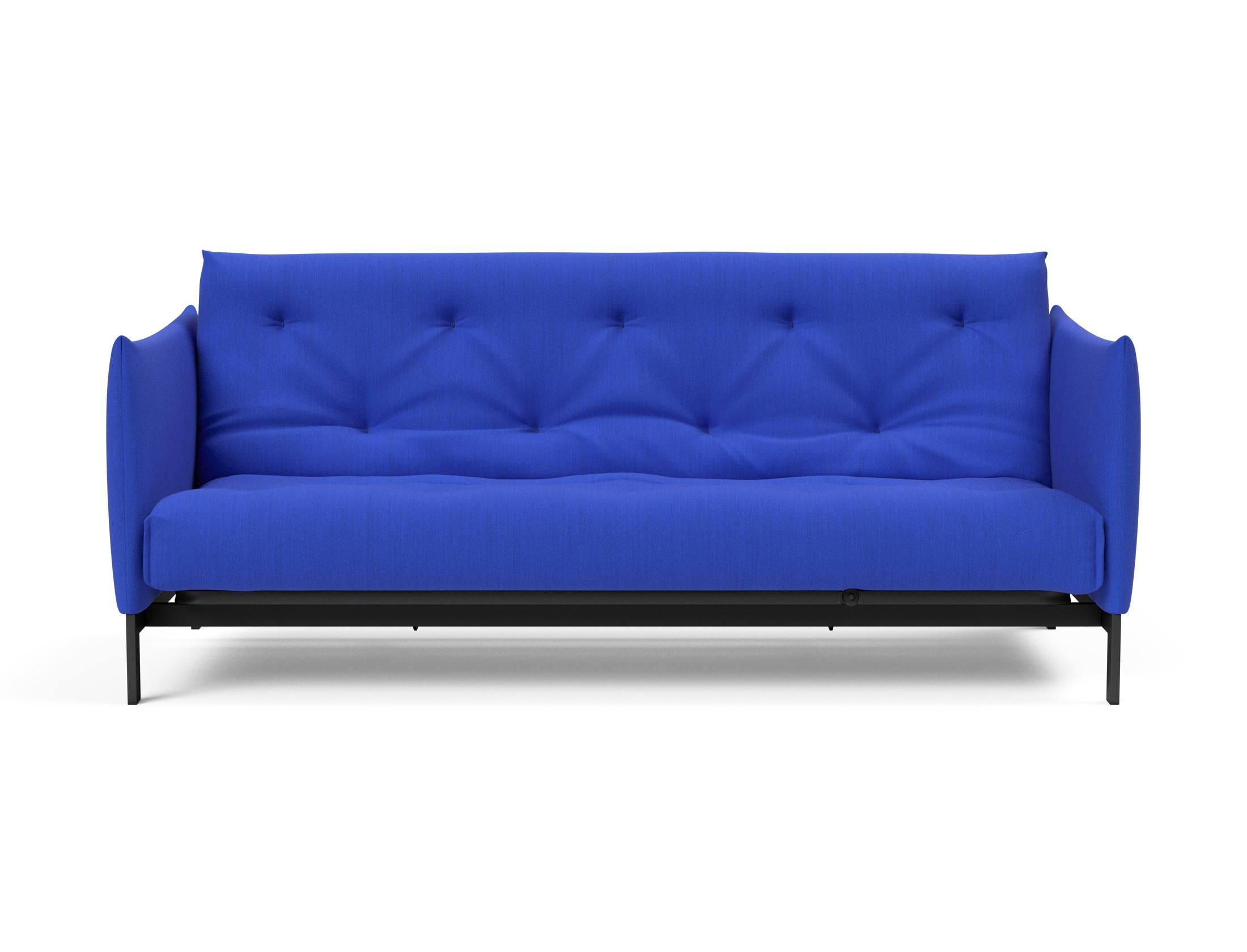 Erleben Sie das Junus 140 Bettsofa Nordic Soft Spring von Innovation Living – eine perfekte Kombination aus modernem Stil und hohem Schlafkomfort.