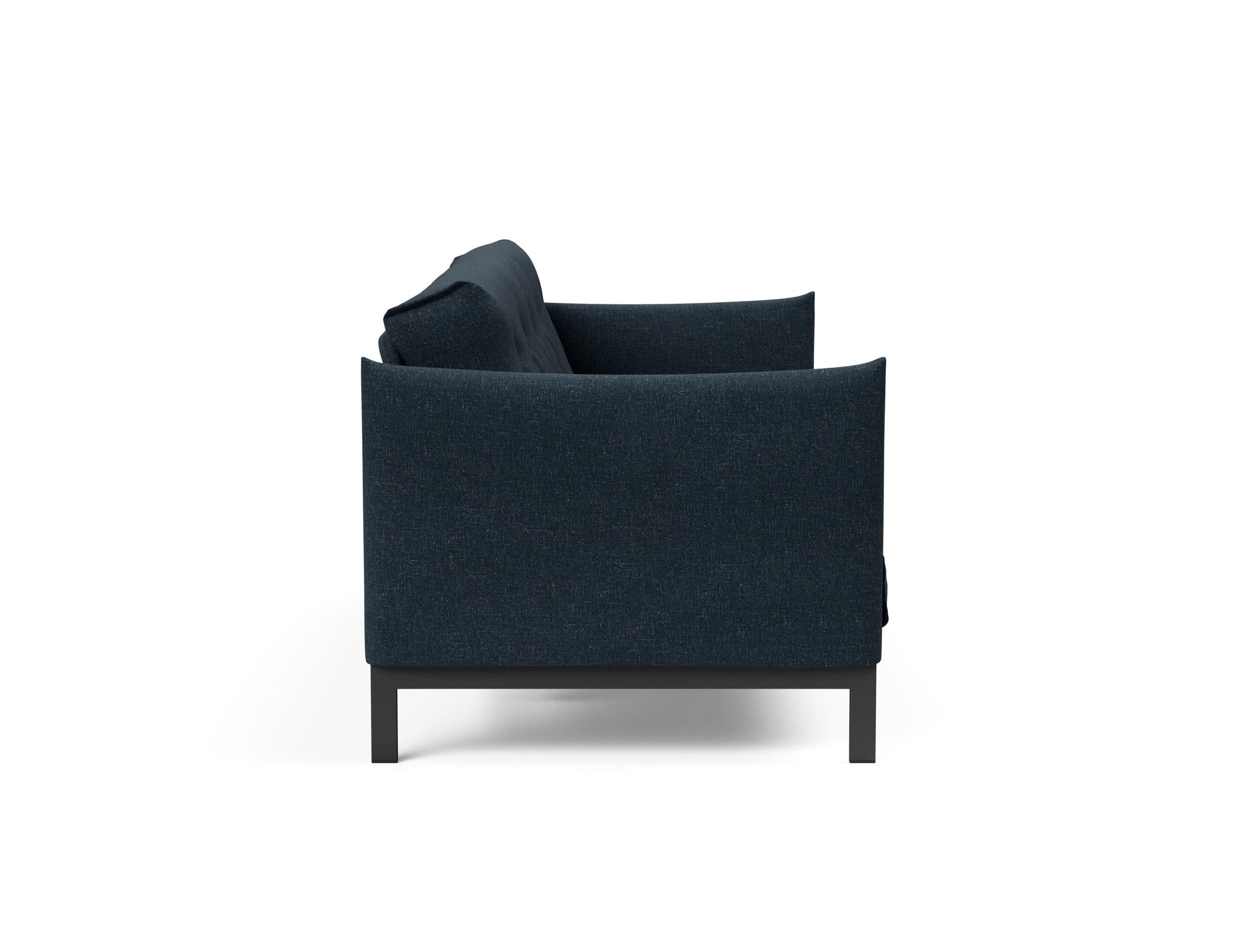 Erleben Sie das Junus 140 Bettsofa Nordic Soft Spring von Innovation Living – eine perfekte Kombination aus modernem Stil und hohem Schlafkomfort.