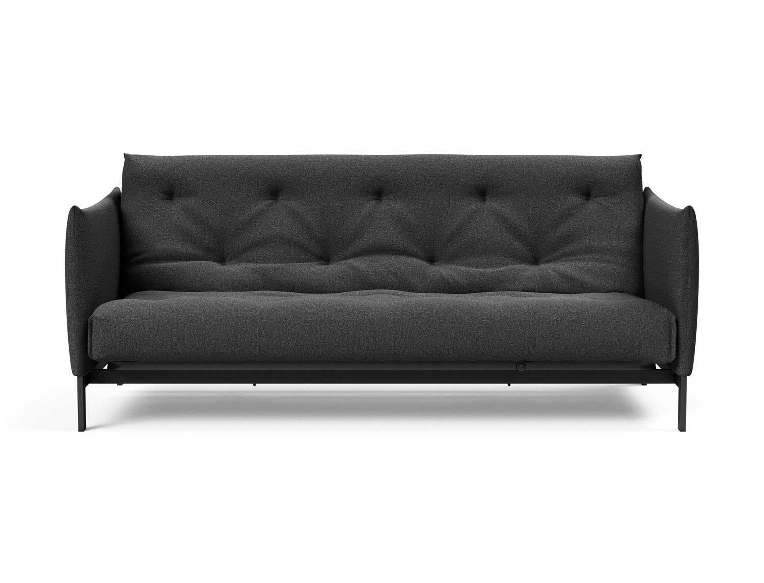 Elegantes Junus 140 Bettsofa im skandinavischen Design, ausgestattet mit einem komfortablen Soft Spring Bezug für entspannte Stunden.