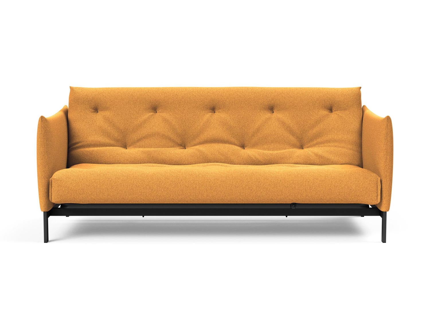 Stylisches Junus 140 Bettsofa im skandinavischen Stil, ideal für kleine Räume, bietet hohen Komfort und ansprechendes Design.
