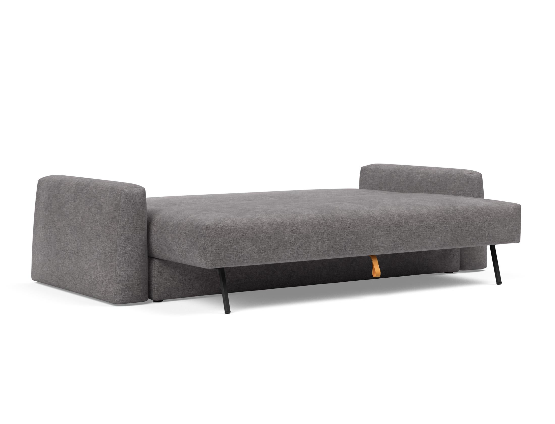 Erleben Sie das Cone Schlafsofa von Innovation Living: Stilvolles, platzsparendes Design mit praktischem Stauraum und mühelosem Umbau zum Bett.