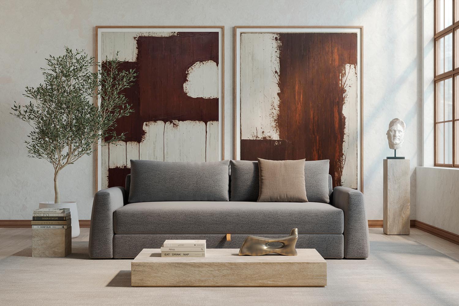 Erleben Sie das Cone Schlafsofa von Innovation Living – stilvolles Design trifft auf vielseitige Nutzung für Ihr Zuhause.