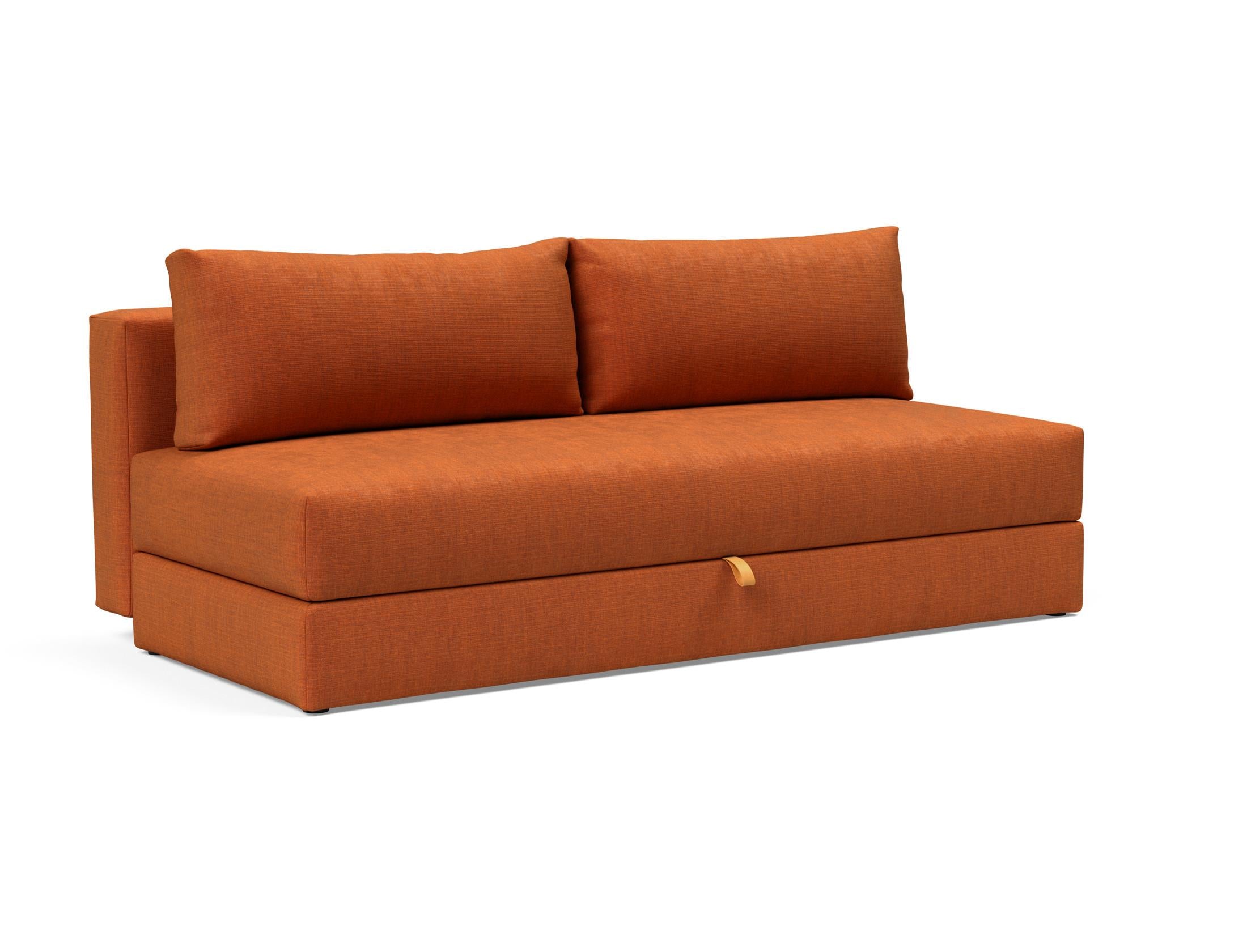 Osvald Sofabett 150: Elegantes Schlafsofa mit integriertem Stauraum. Ideal für kleine Räume und gemütliche Nächte. Funktional und modern.
