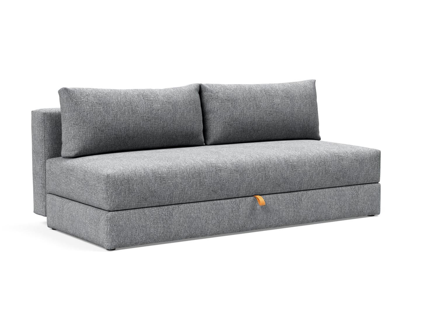 Osvald Sofabett 150: Elegantes Schlafsofa mit praktischem Stauraum. Ideal für kompakte Wohnräume, verwandelt sich schnell in ein gemütliches Bett.