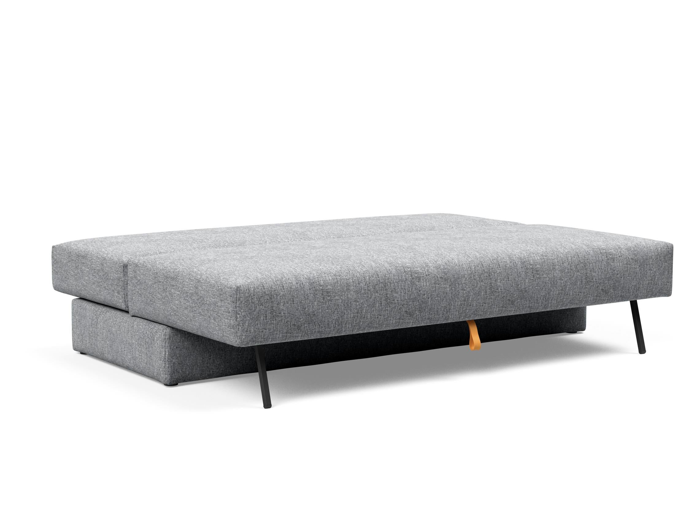 Osvald Sofabett 150: Elegantes Schlafsofa mit praktischem Stauraum. Ideal für kompakte Wohnräume, verwandelt sich schnell in ein gemütliches Bett.