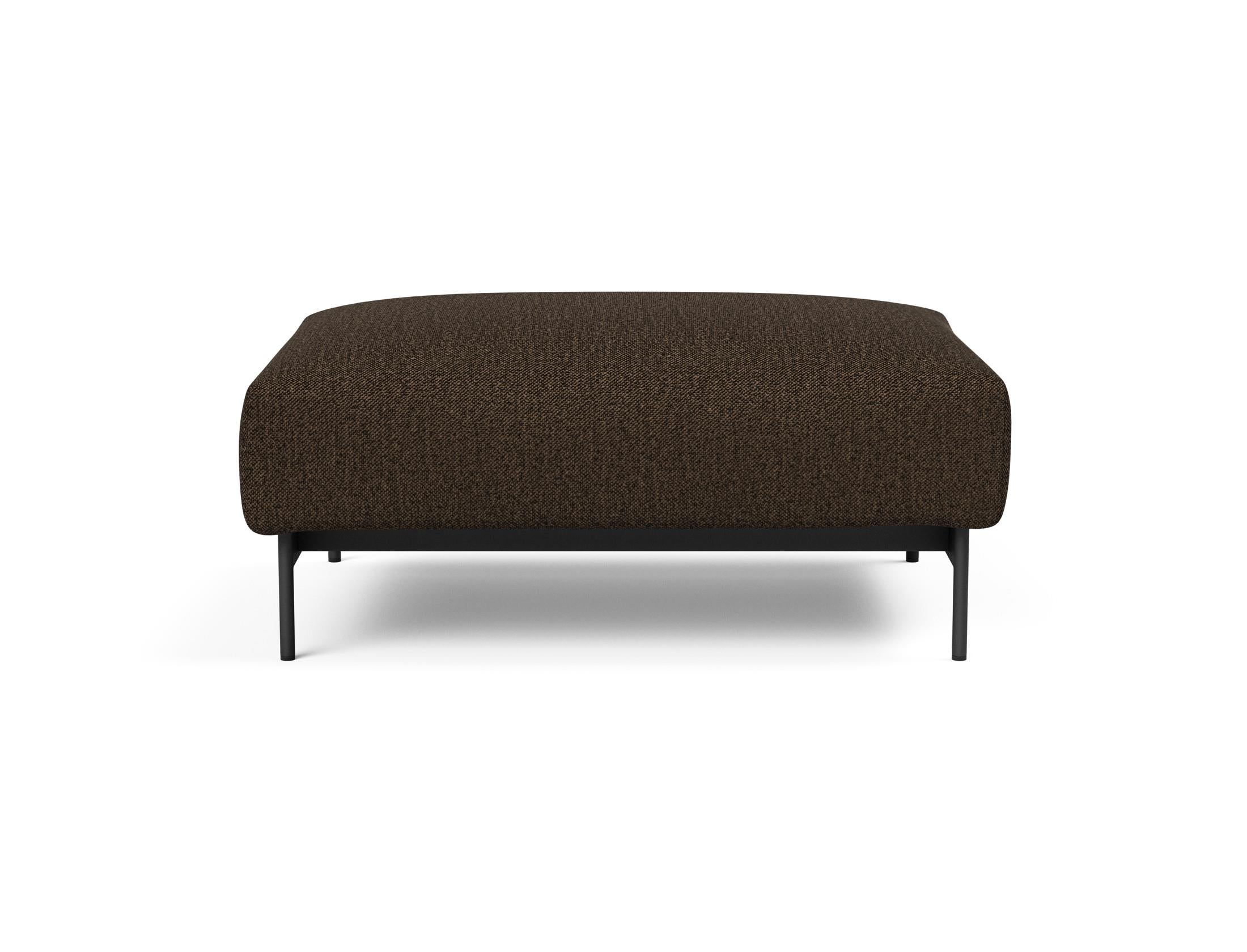 Malloy Ottoman von Innovation Living: Stilvoller Hocker mit vielseitiger Funktionalität, ideal für jedes moderne Zuhause.