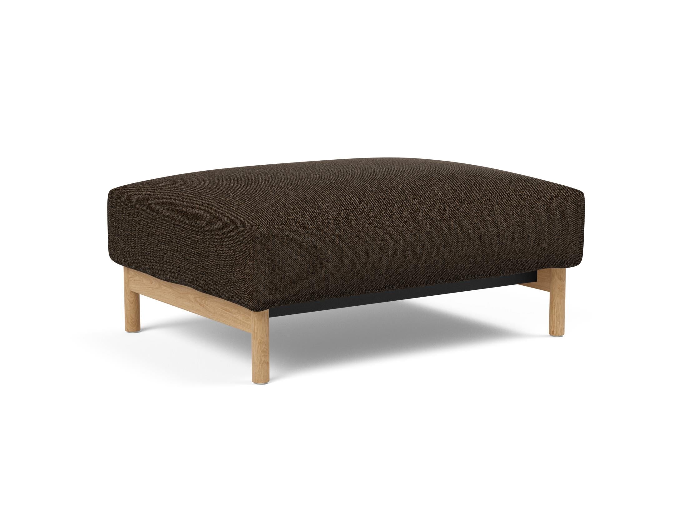 Der Malloy Ottoman von Innovation Living vereint modernes Design mit Funktionalität. Ideal als eleganter Hocker oder bequeme Fussstütze.