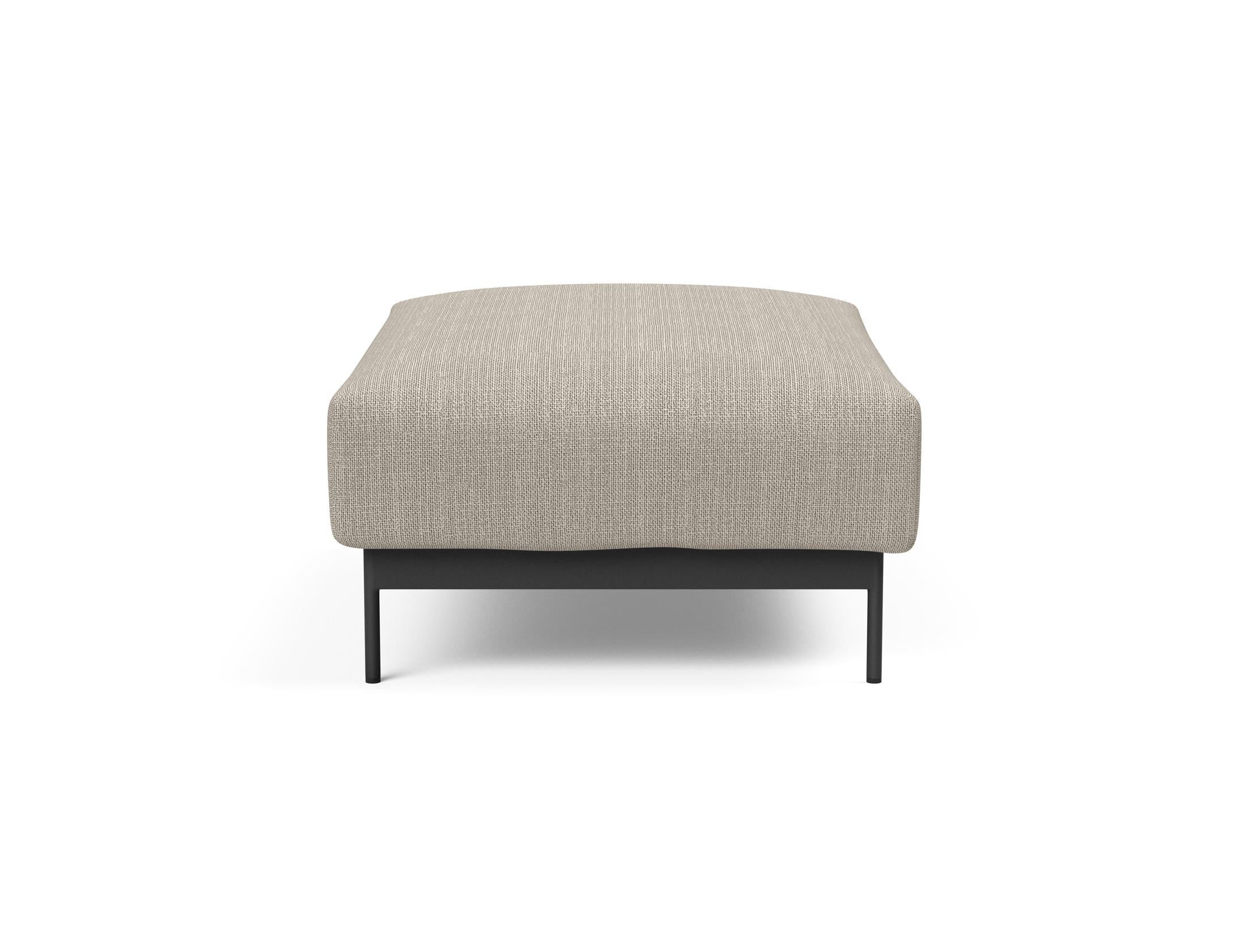 Der Malloy Ottoman von Innovation Living kombiniert stilvolles Design mit Funktionalität. Ideal als zusätzlicher Sitzplatz oder praktischer Tisch.