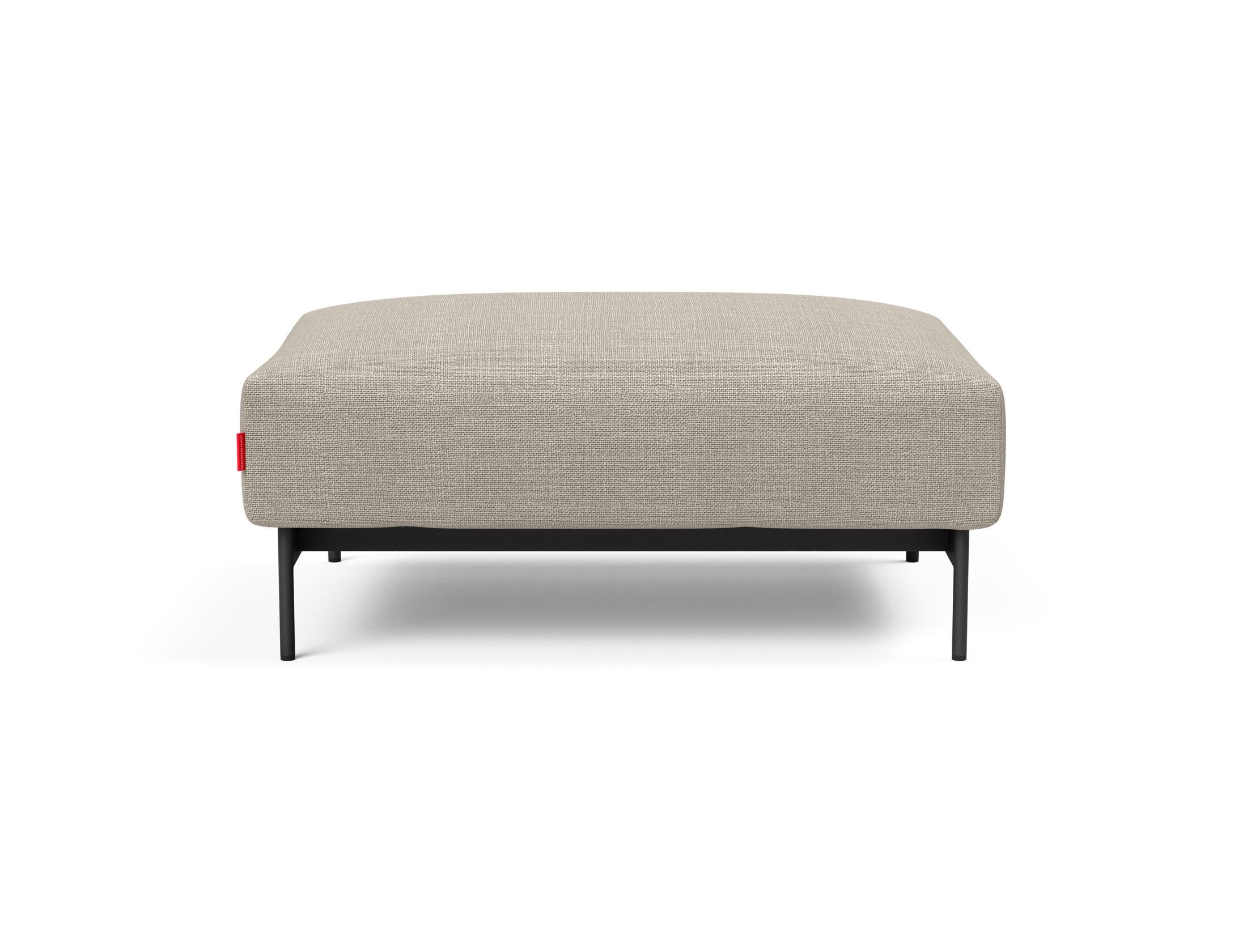 Der Malloy Ottoman von Innovation Living kombiniert stilvolles Design mit Funktionalität. Ideal als zusätzlicher Sitzplatz oder praktischer Tisch.