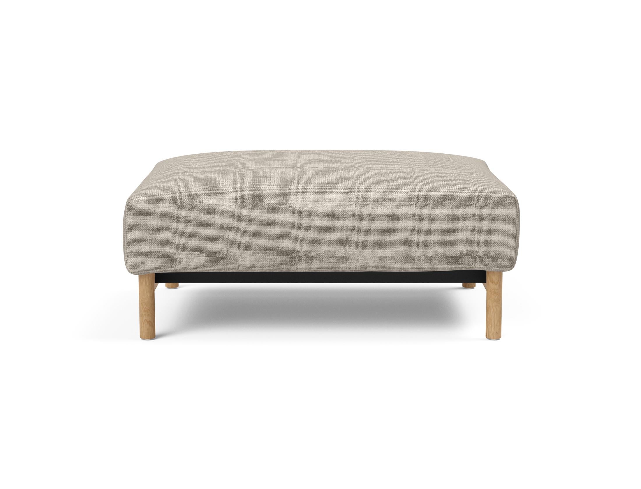 Der Malloy Ottoman von Innovation Living kombiniert stilvolles Design mit Funktionalität. Ideal als zusätzlicher Sitzplatz oder praktischer Tisch.