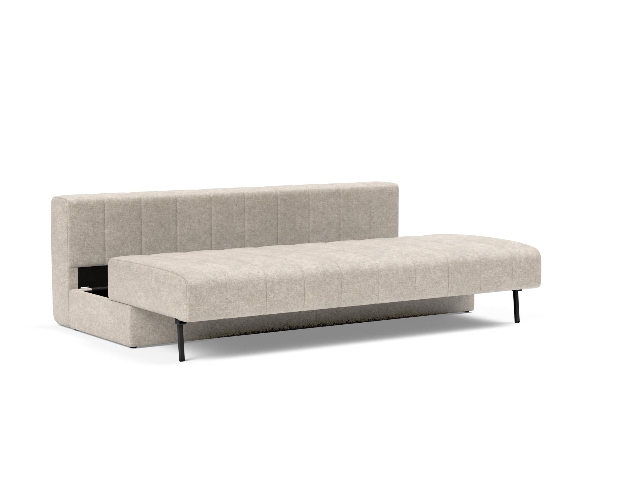 Das Akello Schlafsofa von Innovation Living bietet stilvolle Vielseitigkeit und Komfort, perfekt für moderne Wohnräume und Gästeübernachtungen.