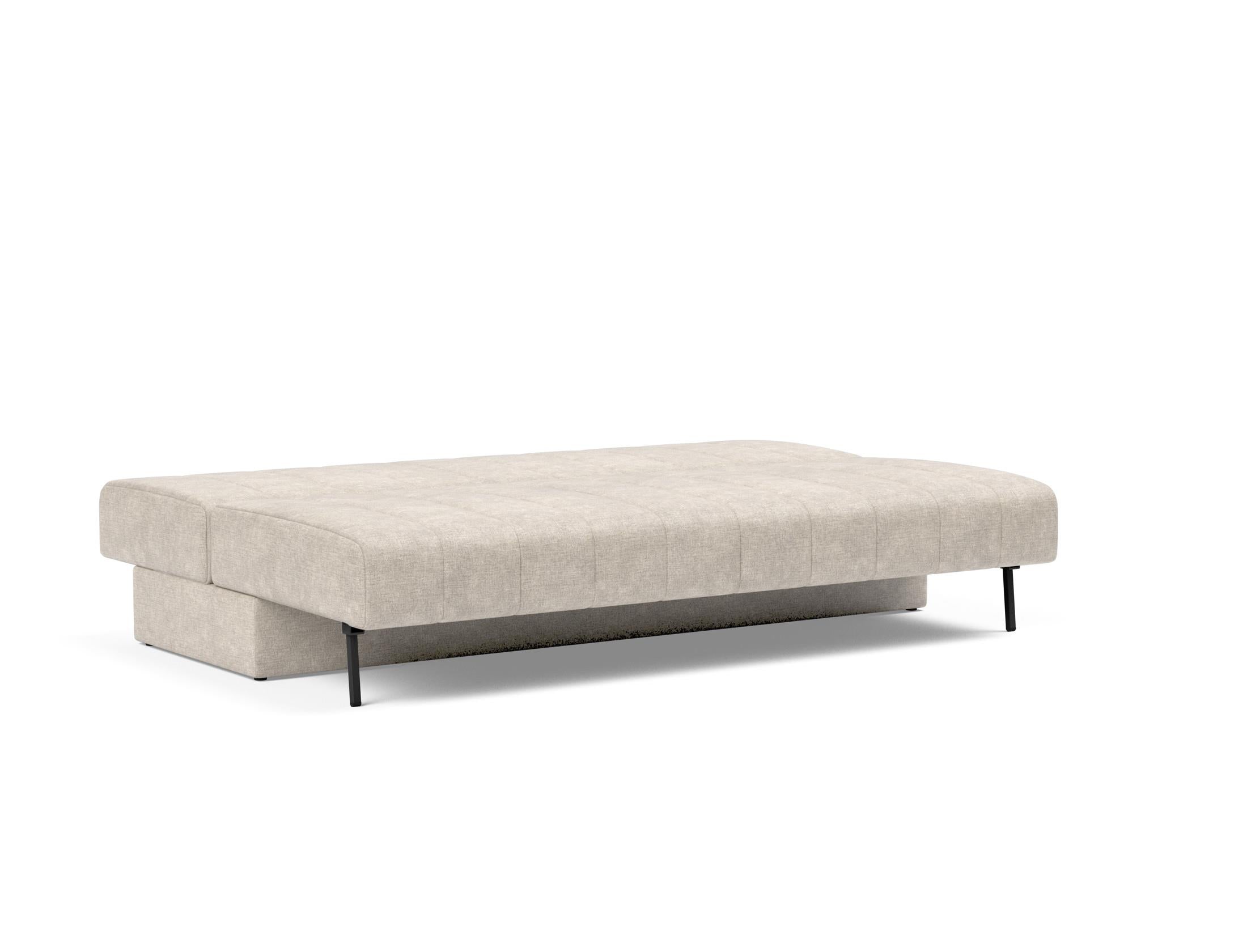 Das Akello Schlafsofa von Innovation Living vereint elegantes Design mit praktischer Funktionalität, ideal für kleine Räume und Übernachtungsgäste.