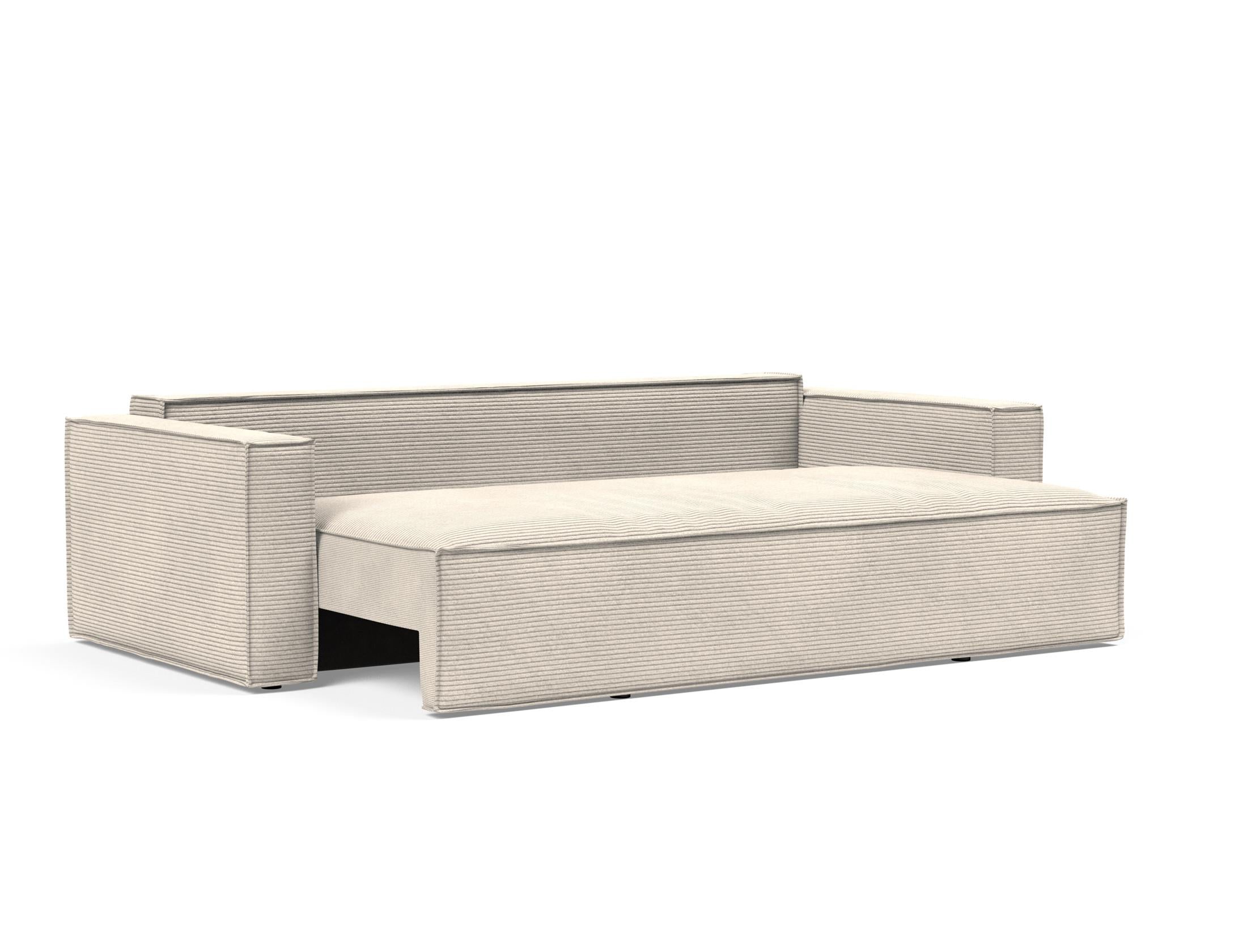 Erleben Sie das Newilla Bettsofa von Innovation Living: modernes, elegantes Design, langlebige Materialien und cleverer Stauraum für Ihr Zuhause.