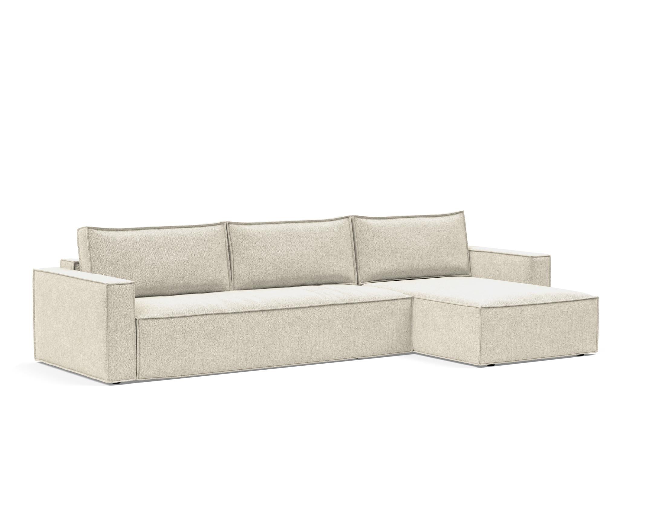 Entdecken Sie das vielseitige Newilla Bettsofa mit Lounger von Innovation Living – ideal für kleine Räume, stilvoll und komfortabel.