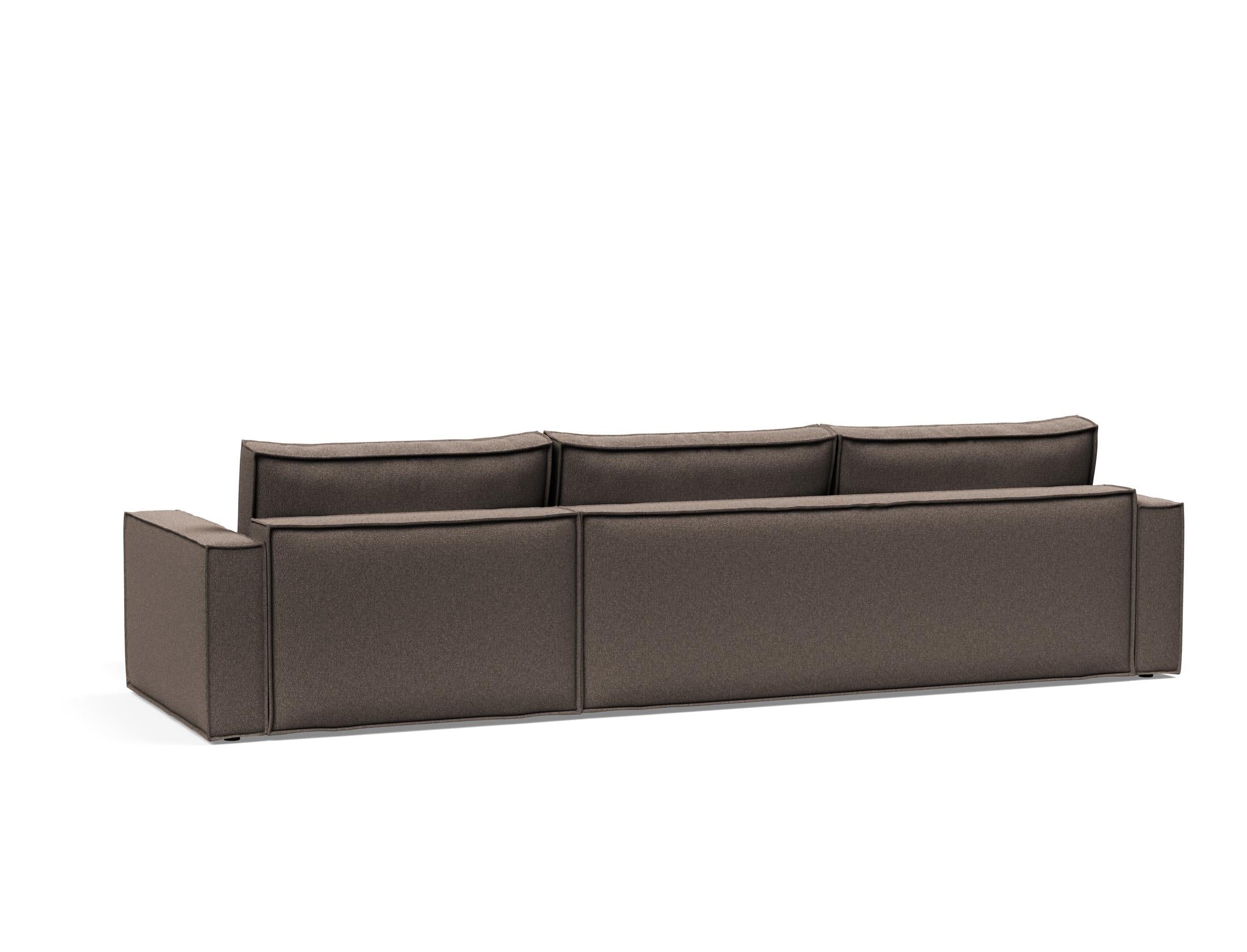 Erleben Sie das vielseitige Newilla Bettsofa mit Lounger von Innovation Living – ideal für kleine Räume, komfortabel und praktisch!