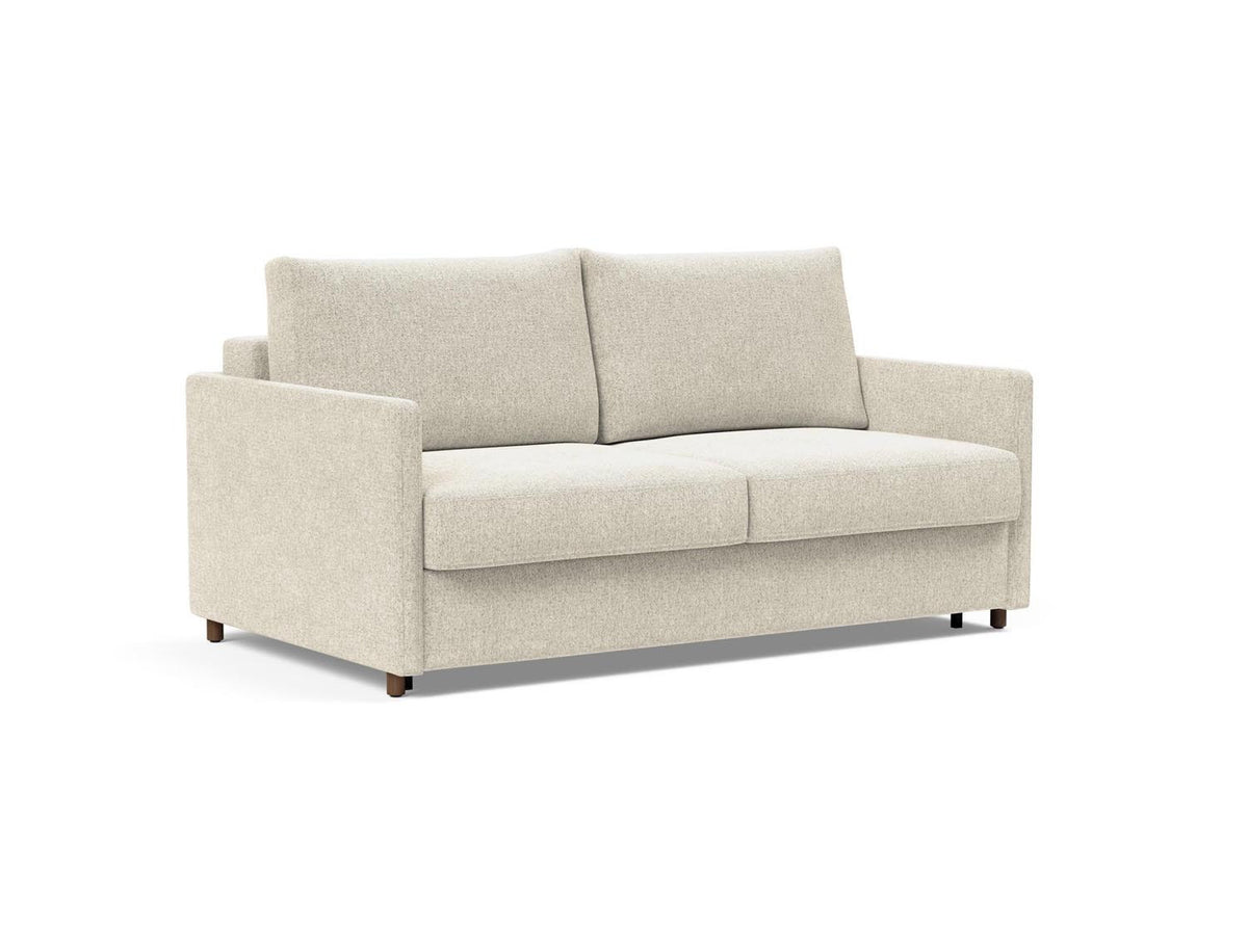 Neah 140 Schlafsofa mit Slim Armlehnen in 357 Taura Off White präsentiert im Onlineshop von KAQTU Design AG. Bettsofa ist von Innovation Living