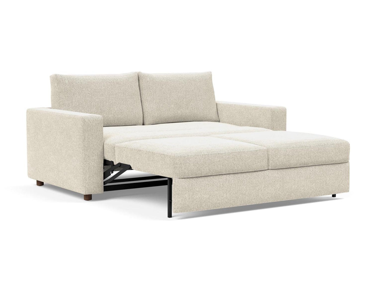 Neah 140 Schlafsofa mit Standard Armlehnen in 357 Taura Off White präsentiert im Onlineshop von KAQTU Design AG. Bettsofa ist von Innovation Living