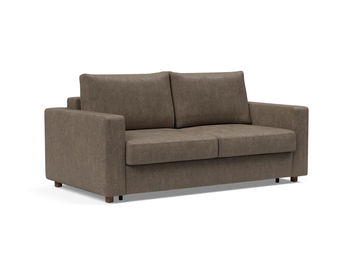 Neah 140 Schlafsofa mit Standard Armlehnen in 411 Esina Cedar Brown präsentiert im Onlineshop von KAQTU Design AG. Bettsofa ist von Innovation Living