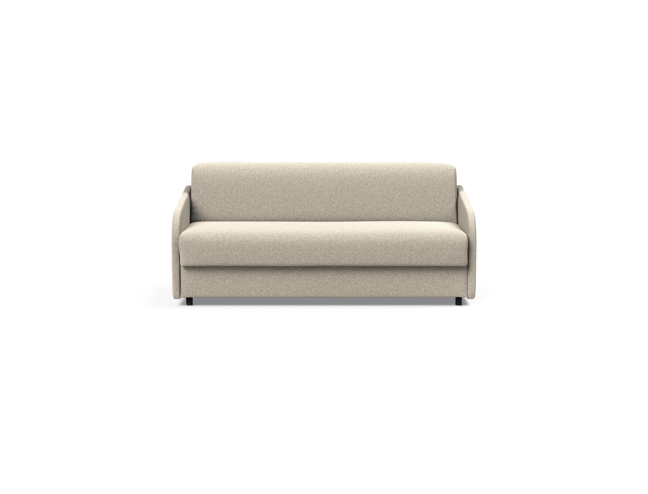 Entdecken Sie das Eivor Klappsofa 140 von Innovation Living: Stilvolles Design, hochwertige Federkernmatratze und praktische Funktionen für Ihr Zuhause.