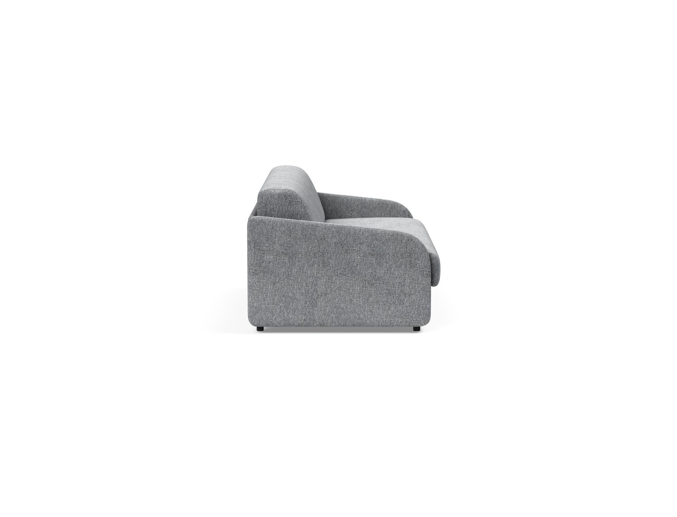 Erleben Sie das Eivor Klappsofa 140 von Innovation Living: Funktionalität trifft auf elegantes Design, ideal für Gäste und den täglichen Gebrauch.