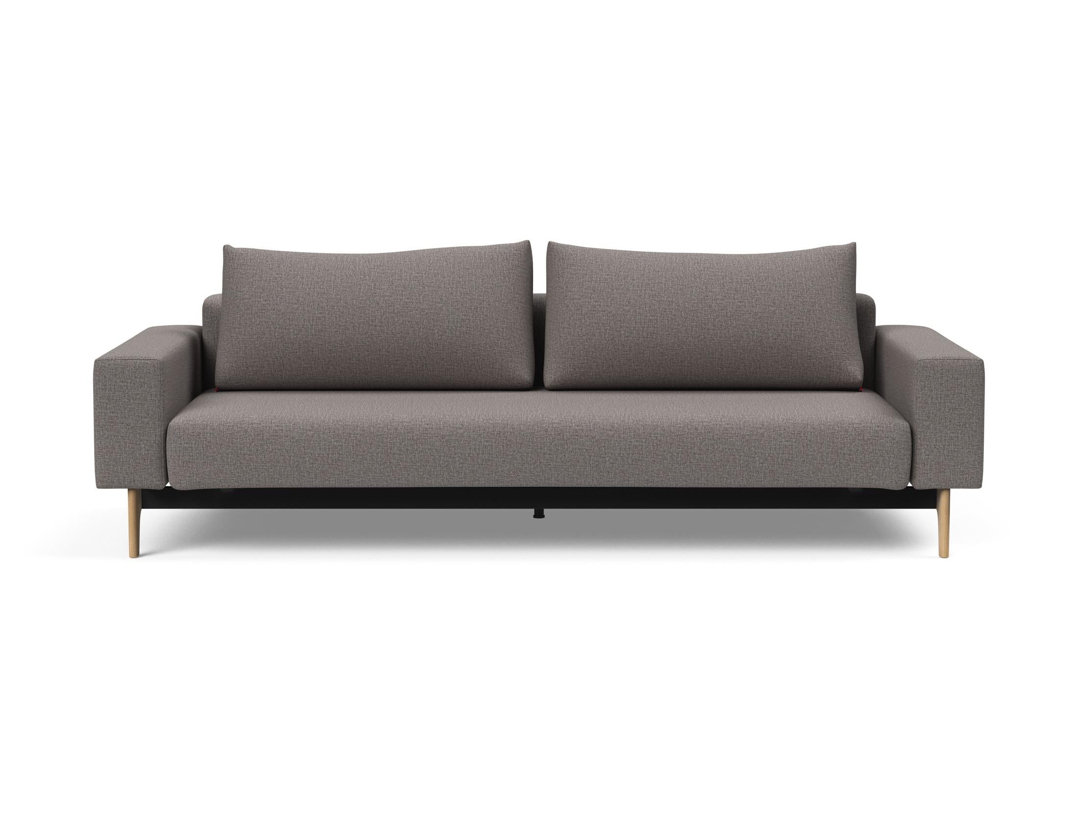 Idun Schlafsofa 521 von Innovation Living: Elegantes skandinavisches Design, das tagsüber als Sofa und nachts als komfortables Bett dient. Perfekt für kompakte Wohnräume.
