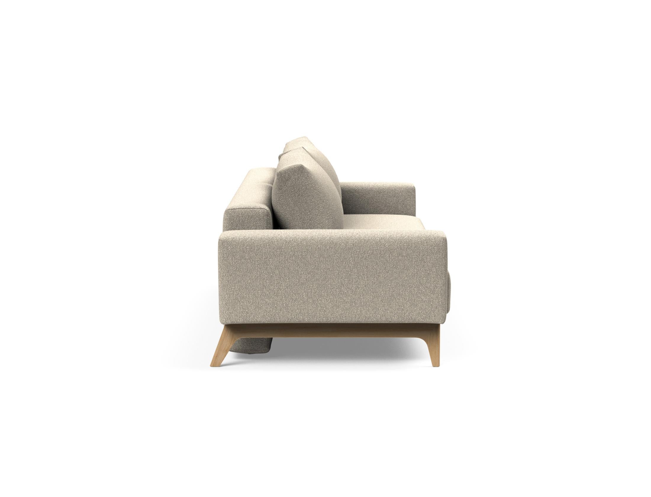 Entdecken Sie das Idun Bettsofa von Innovation Living: elegantes skandinavisches Design, vielseitige Nutzung und praktischer Stauraum für Ihr Zuhause.