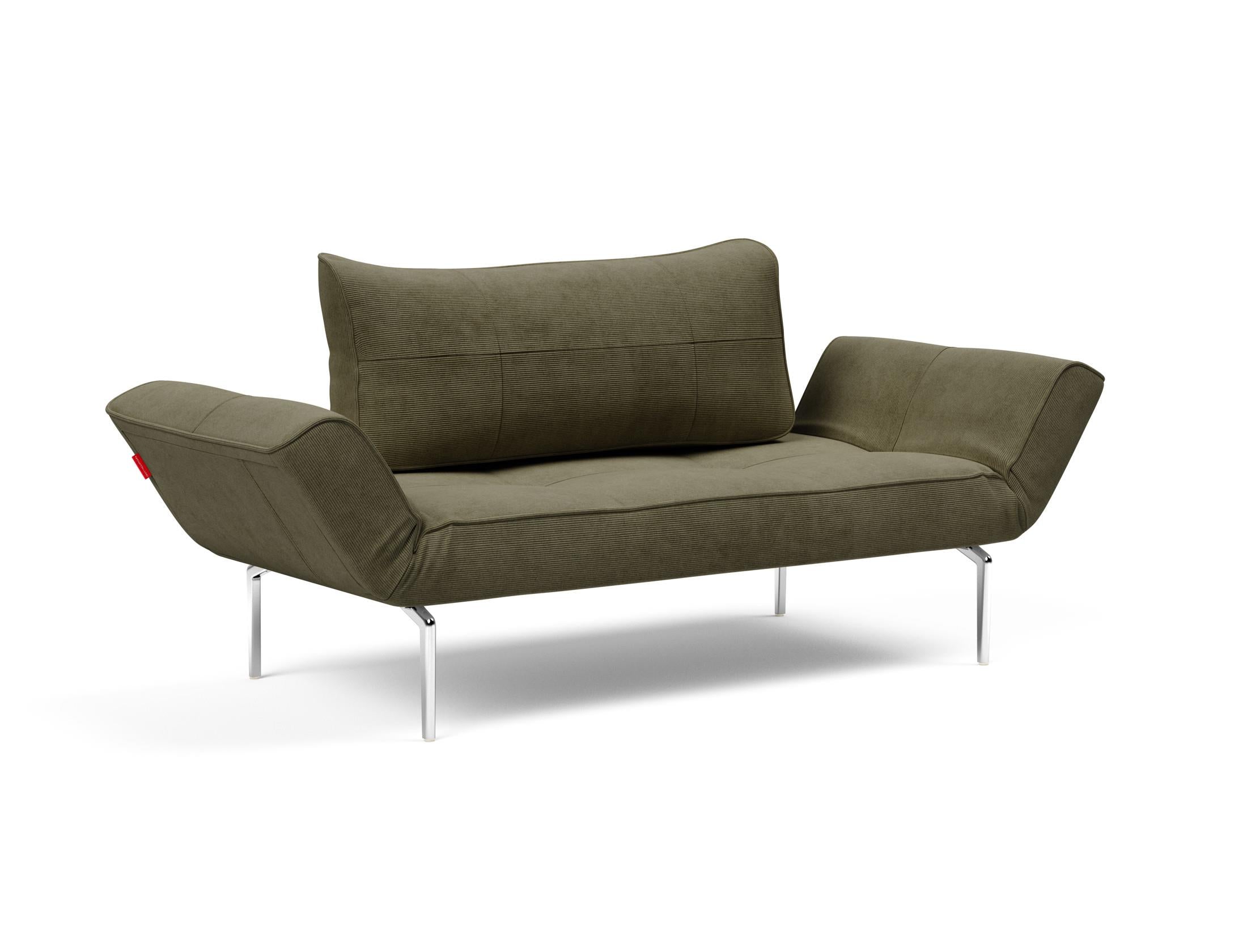Entdecken Sie das Zeal Klappsofa 70 Straw von Innovation Living – ein elegantes, platzsparendes Möbelstück, das Komfort und Design vereint.