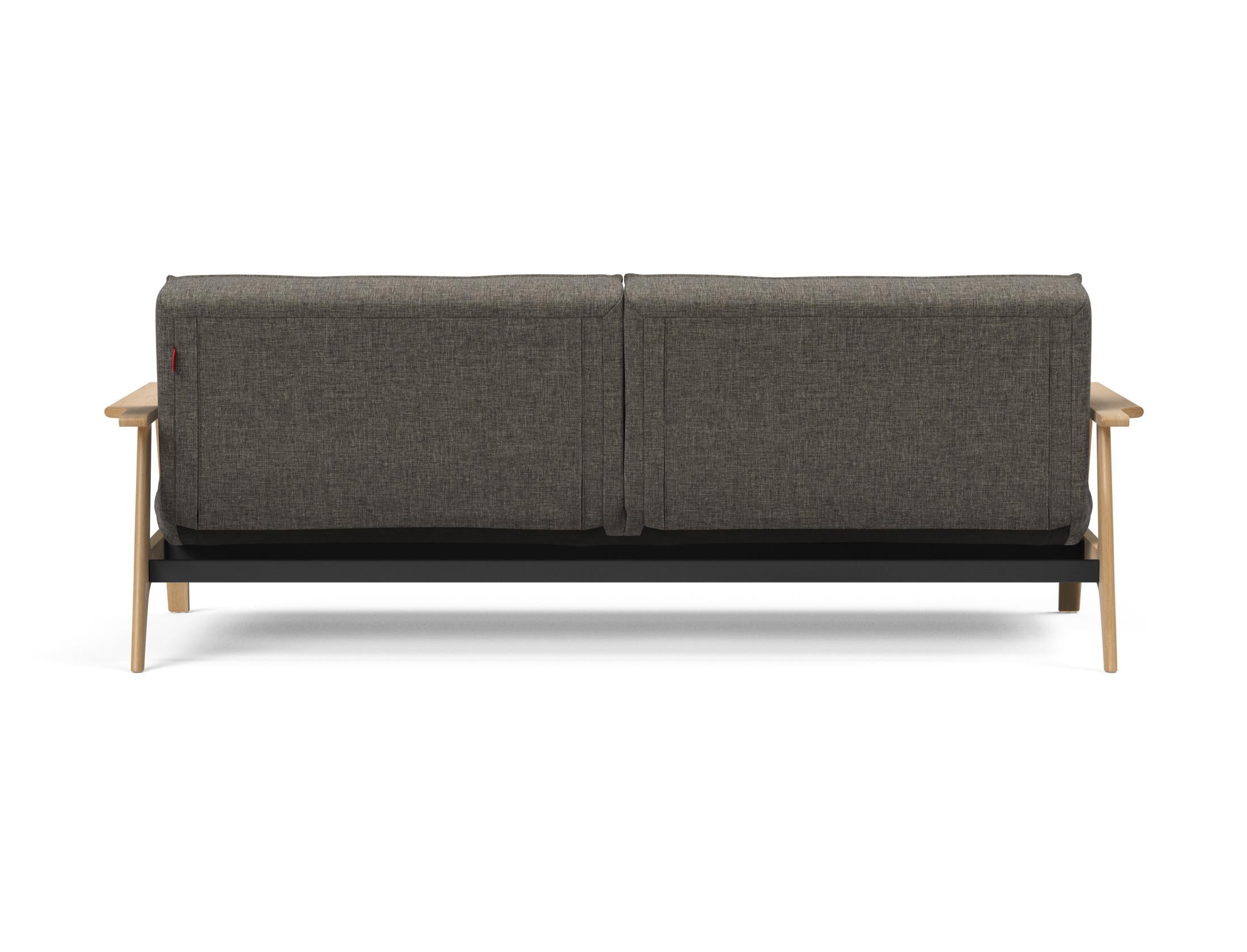 Erleben Sie das stilvolle Splitback Sofabett 115 Frej von Innovation Living – ideal für platzsparende Lösungen und zeitgemäße Einrichtung.