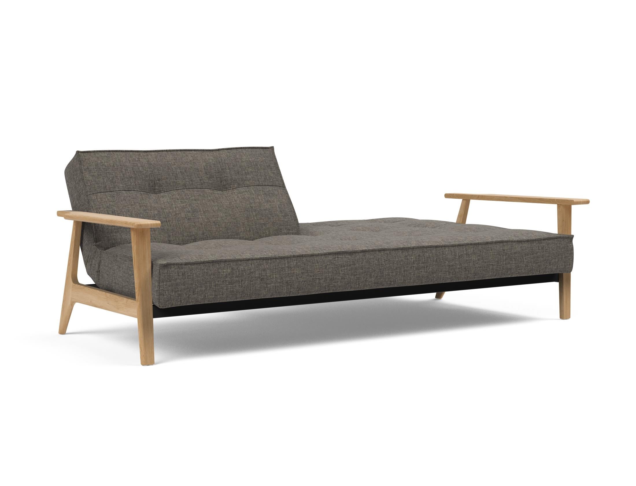 Erleben Sie das stilvolle Splitback Sofabett 115 Frej von Innovation Living – ideal für platzsparende Lösungen und zeitgemäße Einrichtung.