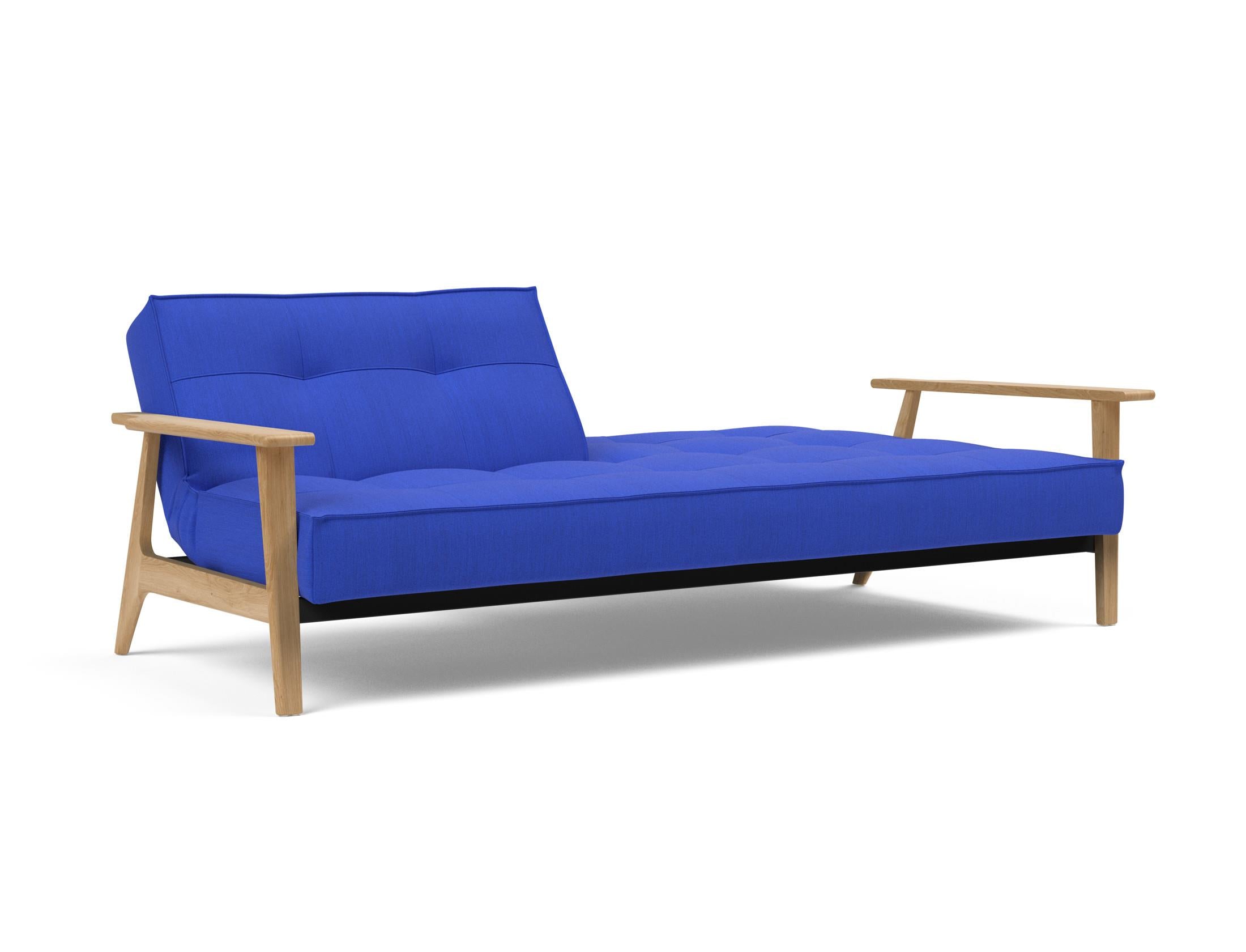 Erleben Sie das stilvolle Splitback Sofabett 115 Frej von Innovation Living – ideal für platzsparende Lösungen und zeitgemäße Einrichtung.