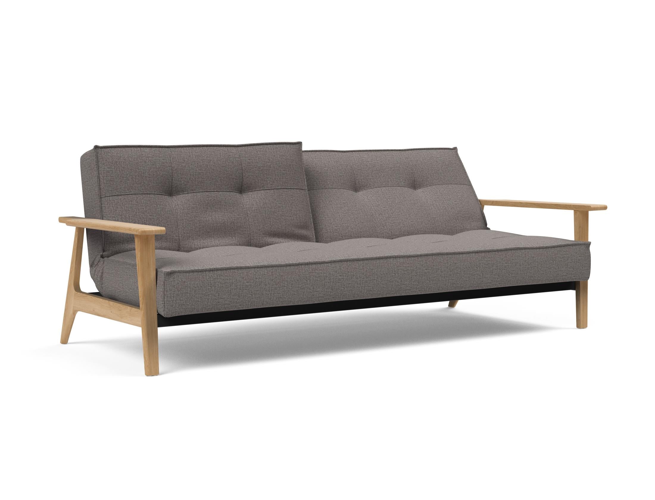 Erleben Sie das stilvolle Splitback Sofabett 115 Frej von Innovation Living – ideal für platzsparende Lösungen und zeitgemäße Einrichtung.