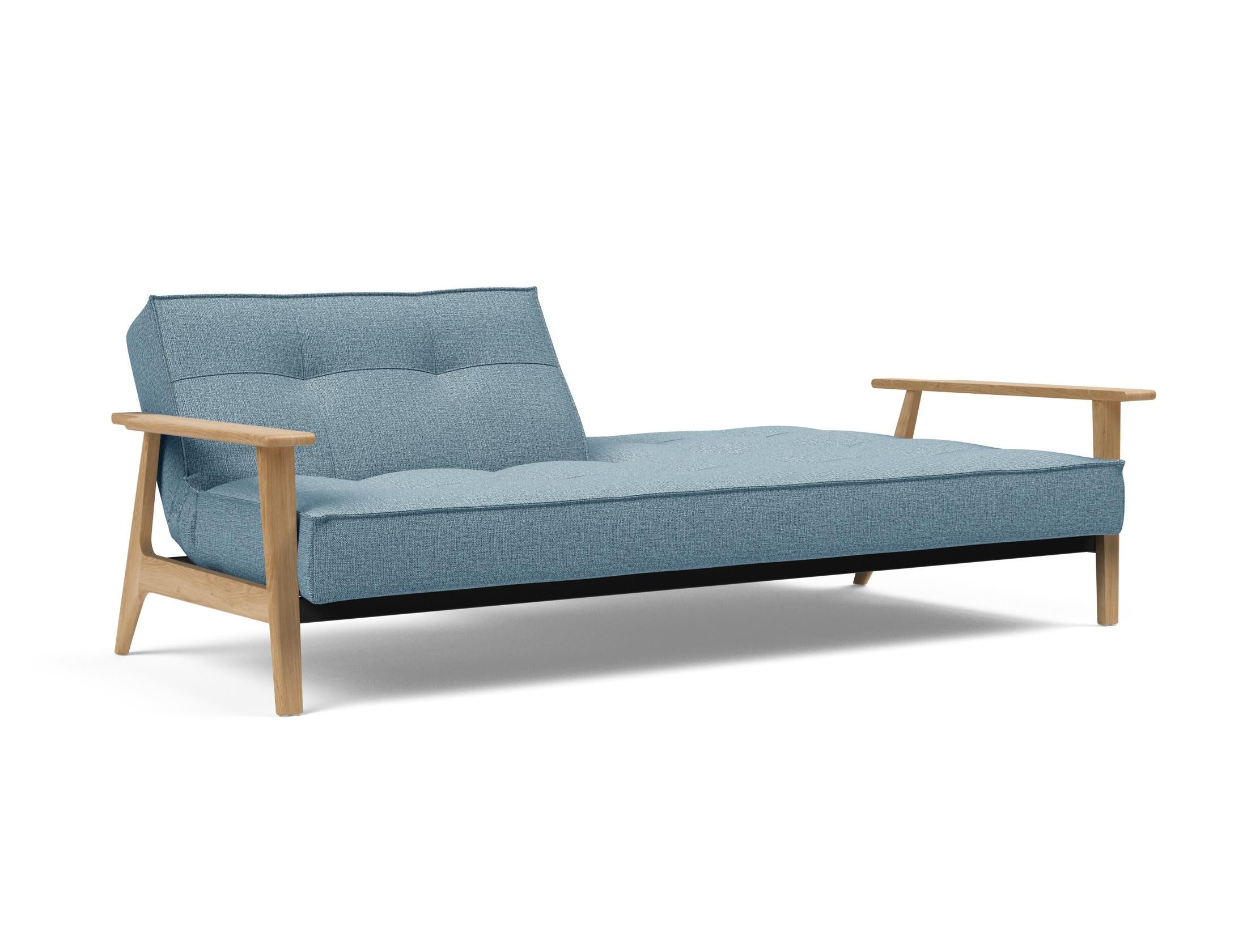 Erleben Sie das stilvolle Splitback Sofabett 115 Frej von Innovation Living – ideal für platzsparende Lösungen und zeitgemäße Einrichtung.