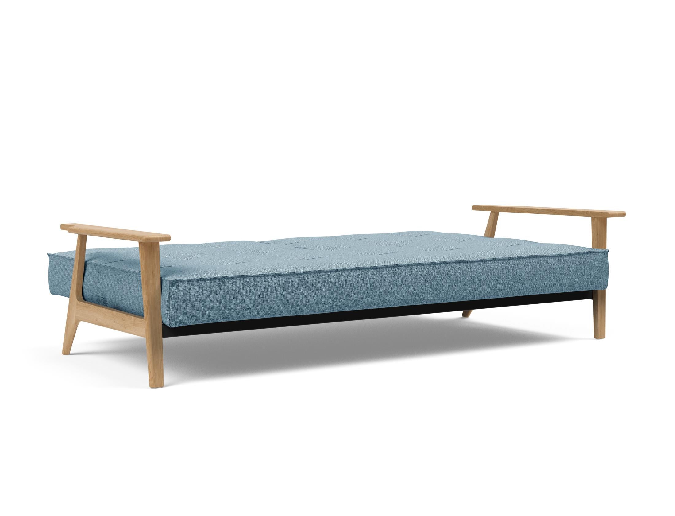 Erleben Sie das stilvolle Splitback Sofabett 115 Frej von Innovation Living – ideal für platzsparende Lösungen und zeitgemäße Einrichtung.